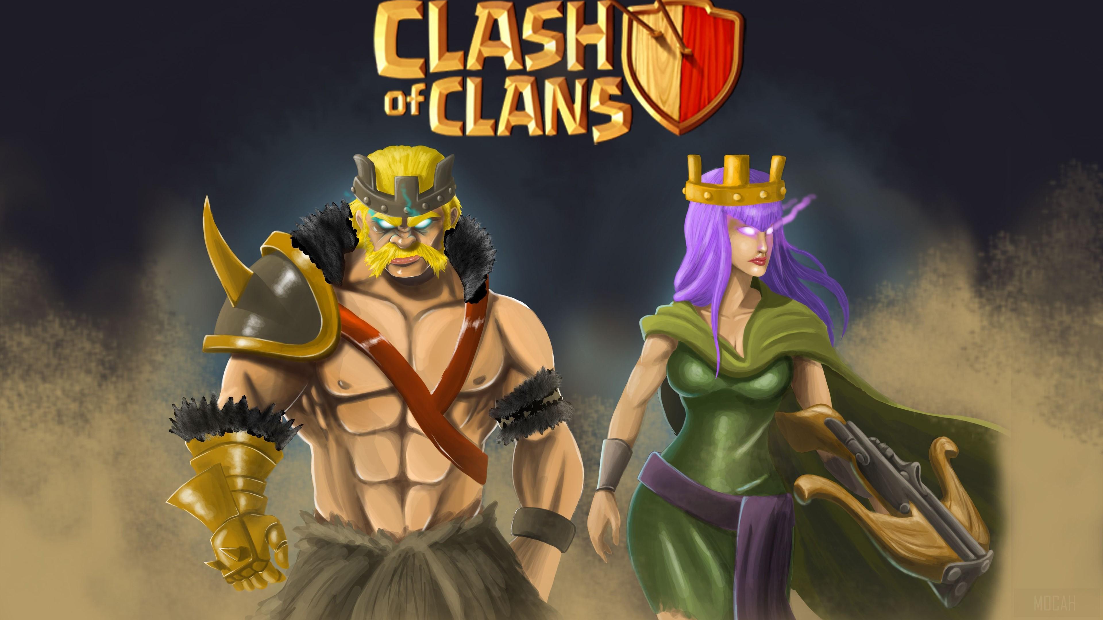 HD wallpaper, Clash Of Clans 4K