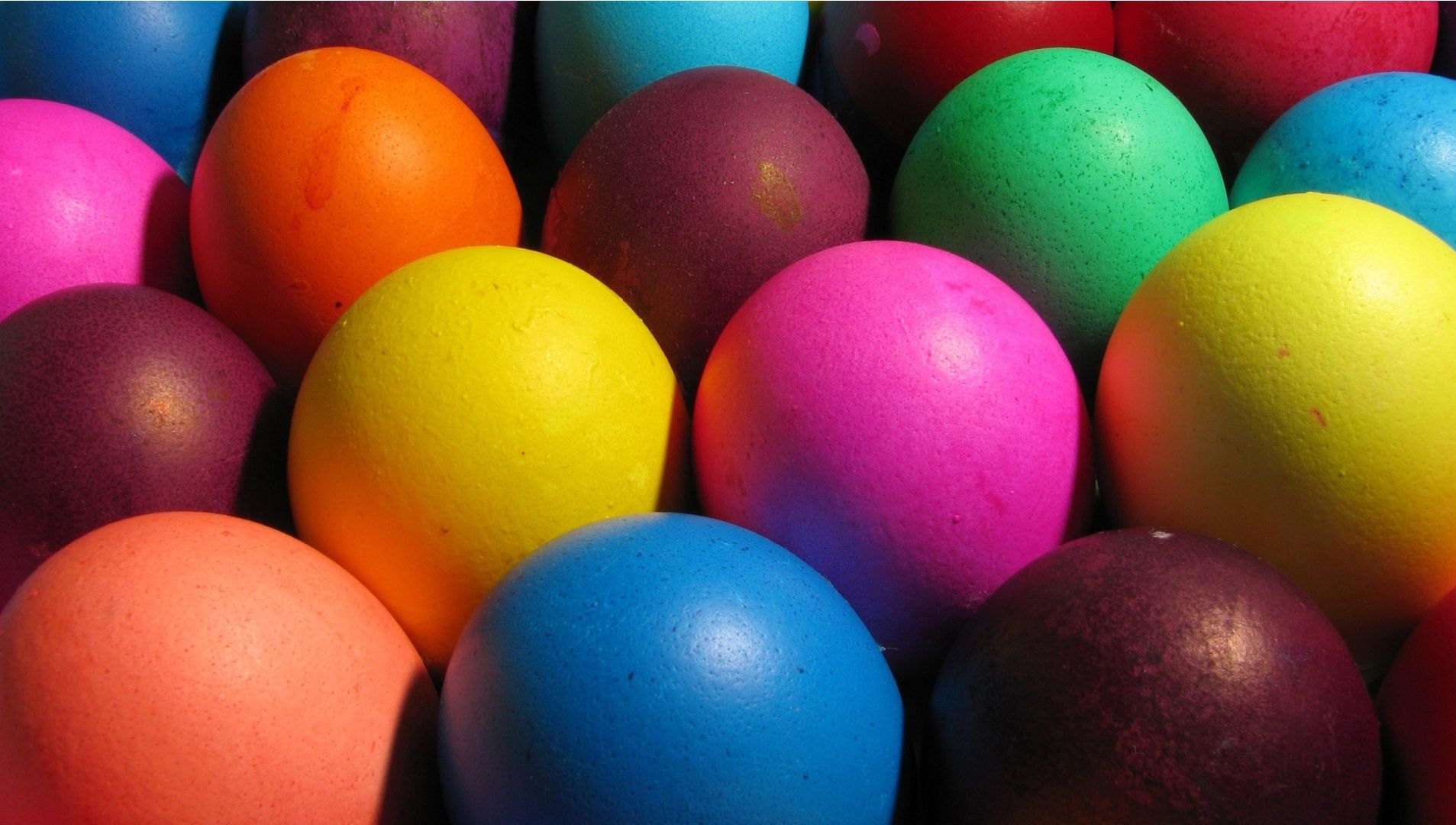 HD wallpaper, Background, Easter, Eggs, Colorful