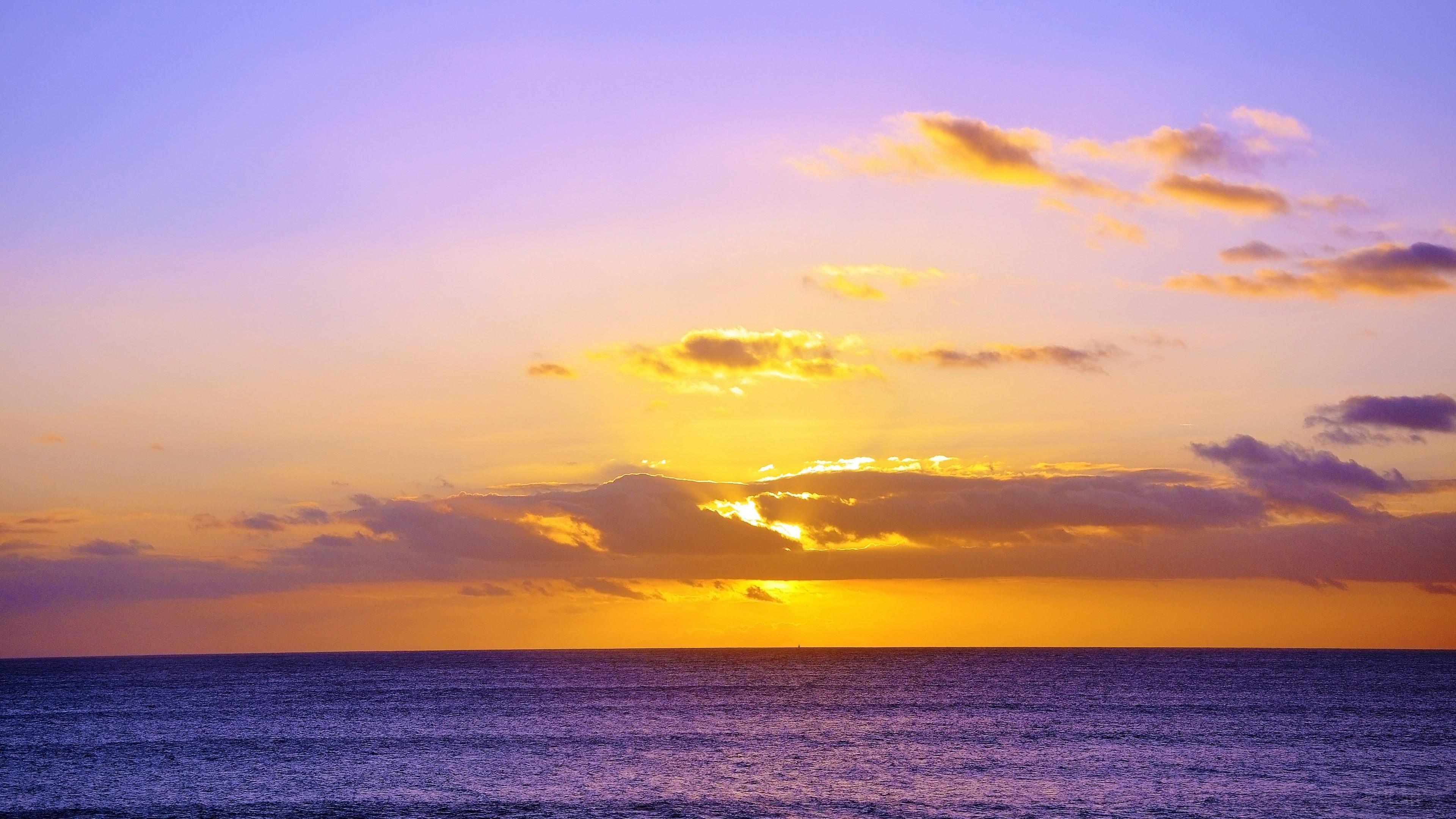 HD wallpaper, Cloud, Hawaii, Colors, Ocean, Sunset 4K