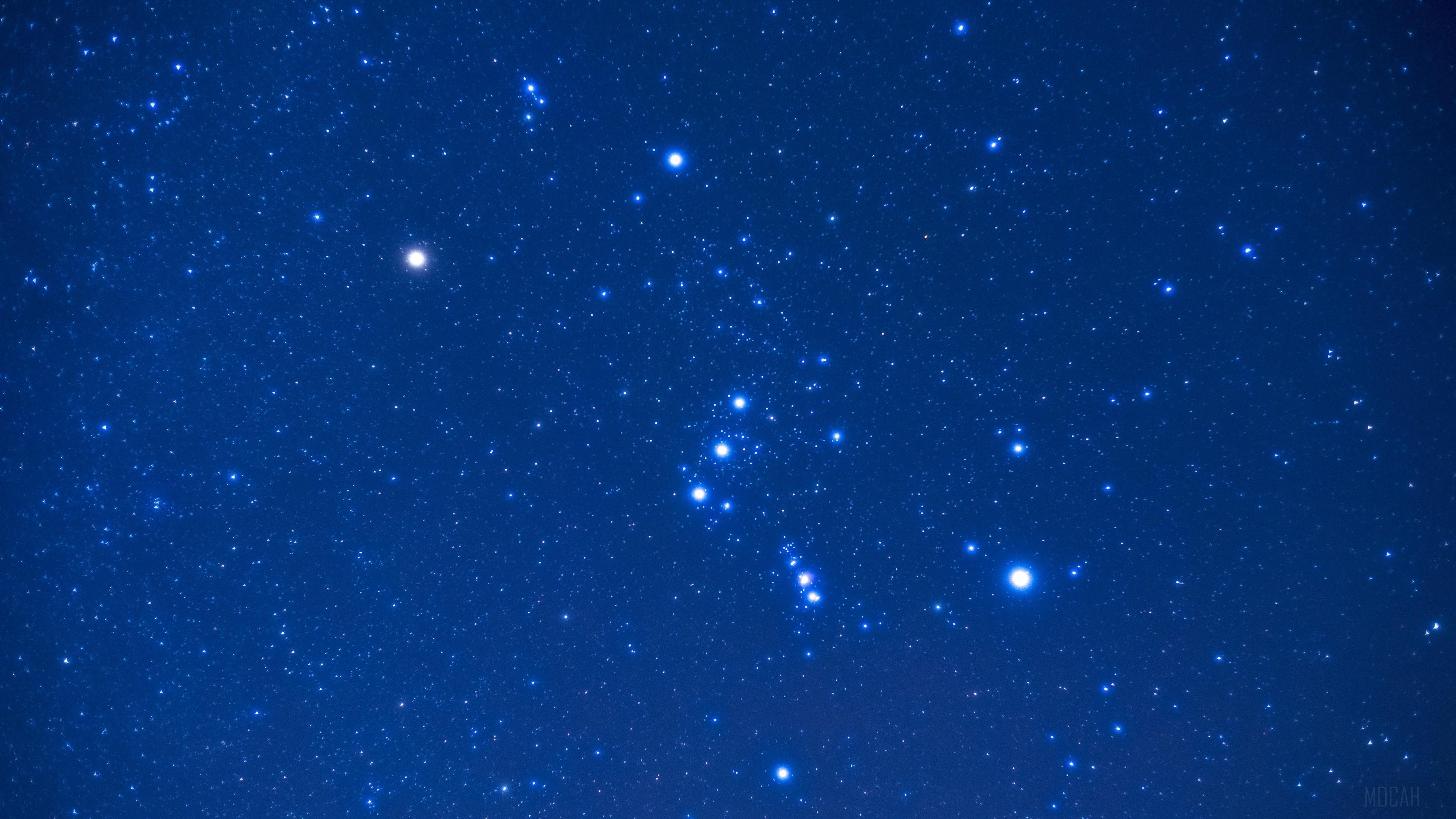 HD wallpaper, Starry Sky 4K, Orion, Constellation