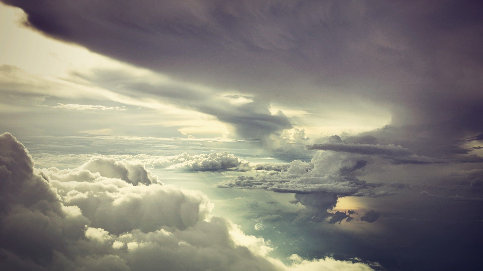 HD wallpaper, Clouds, Storm, Cool