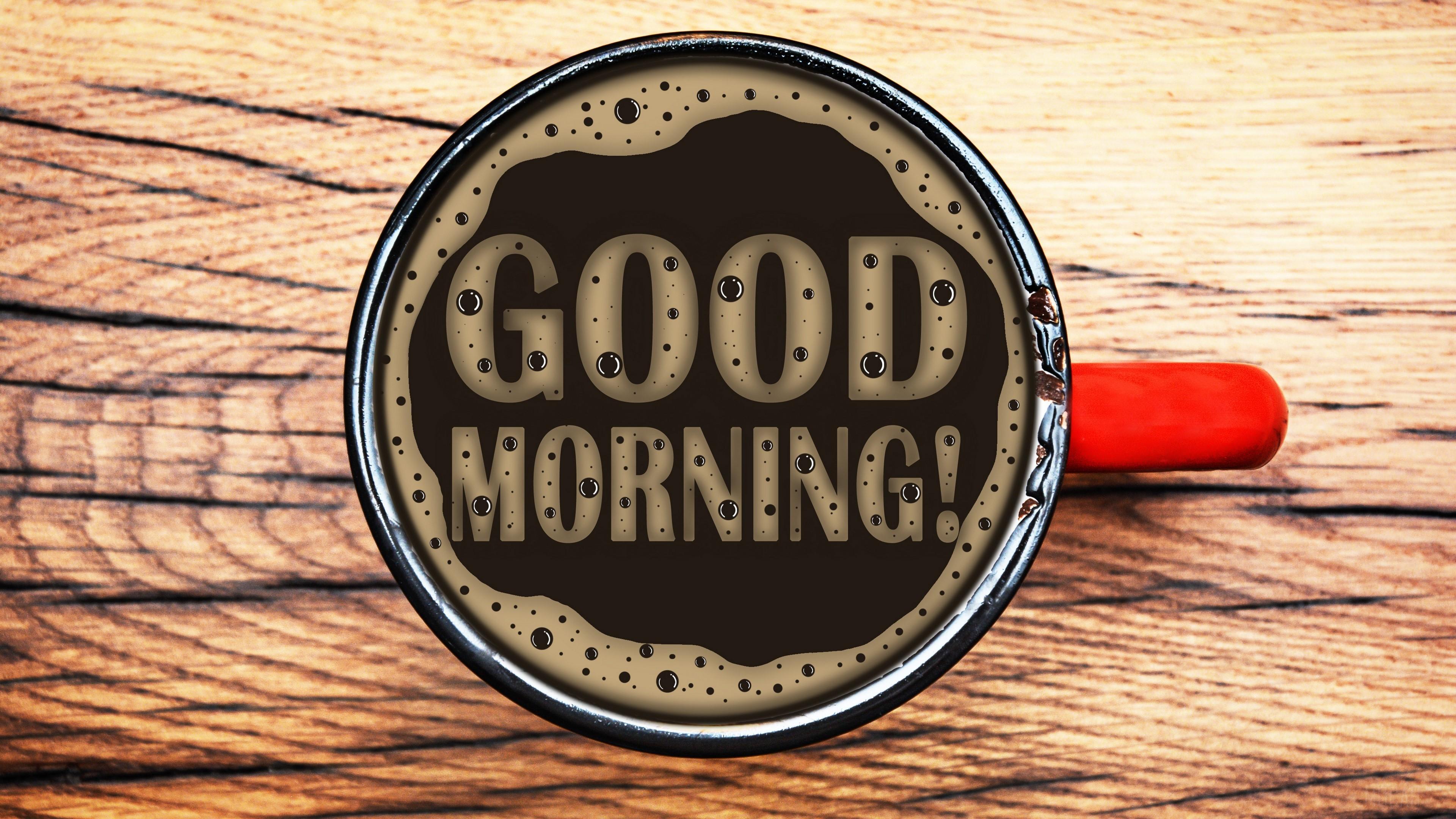 HD wallpaper, Coffee, Good Morning 4K, Cup