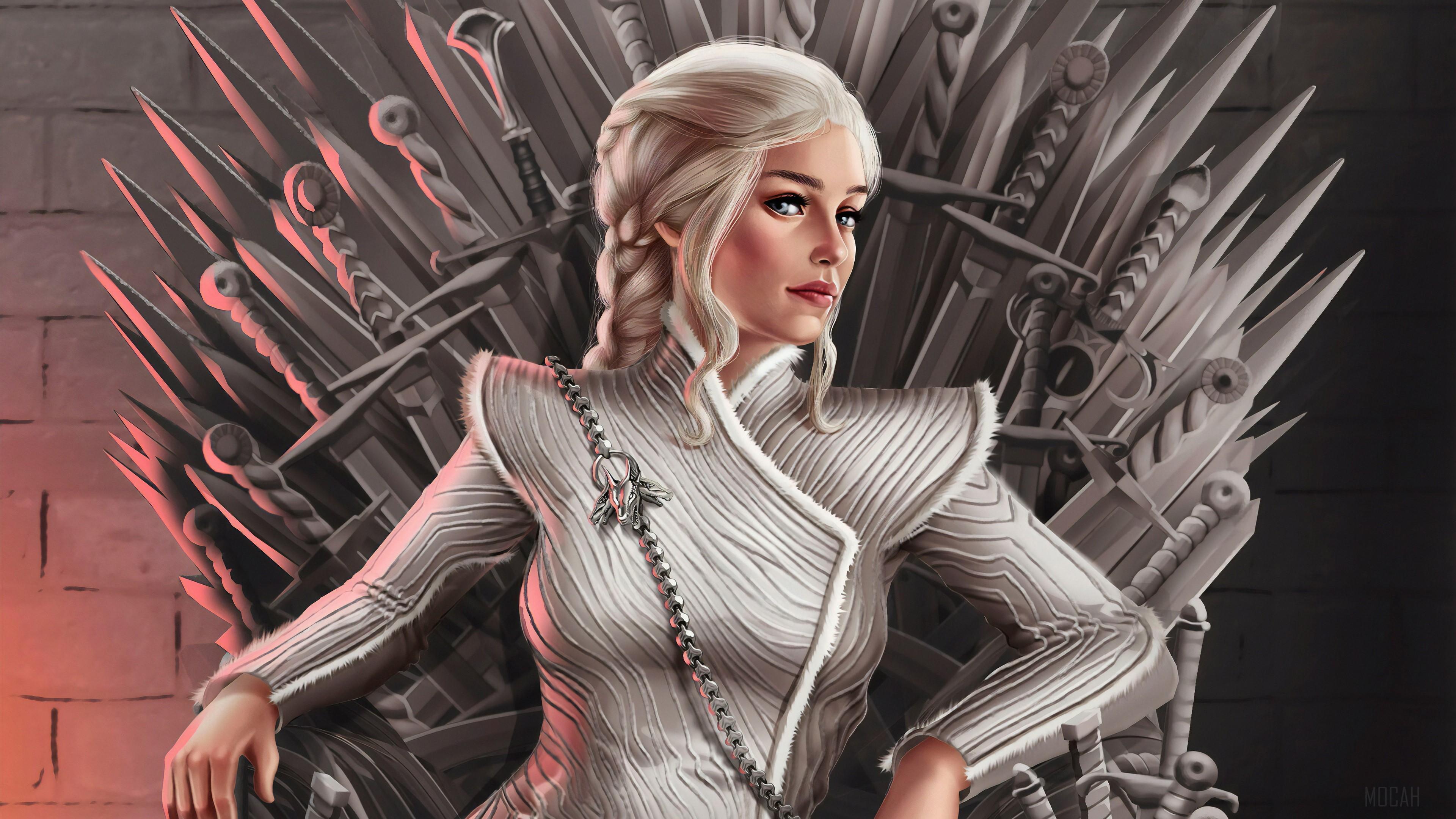 HD wallpaper, Daenerys Targaryen Fan Art 4K