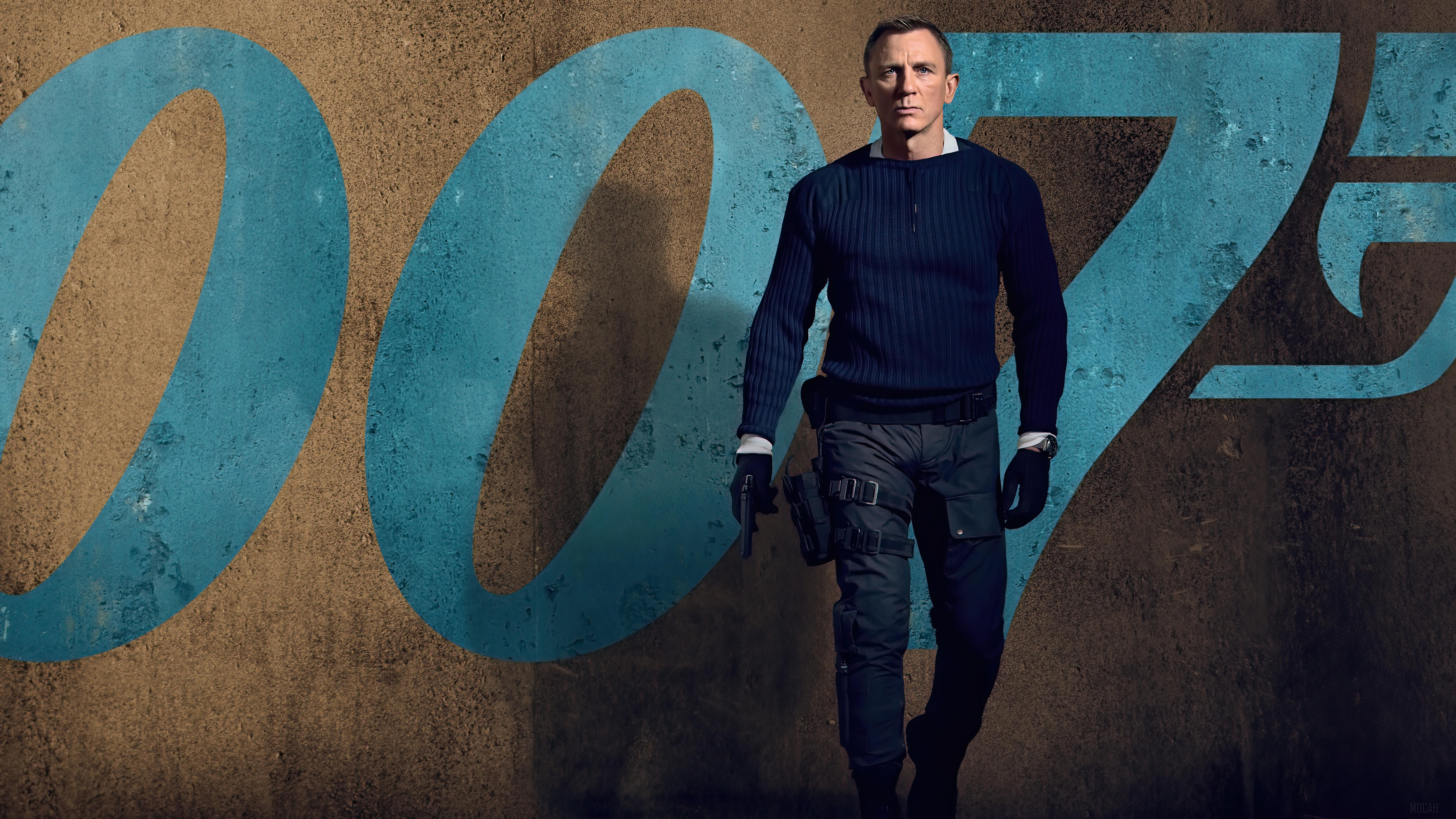 HD wallpaper, Daniel Craig 4K, No Time To Die, 007, Movie, James Bond