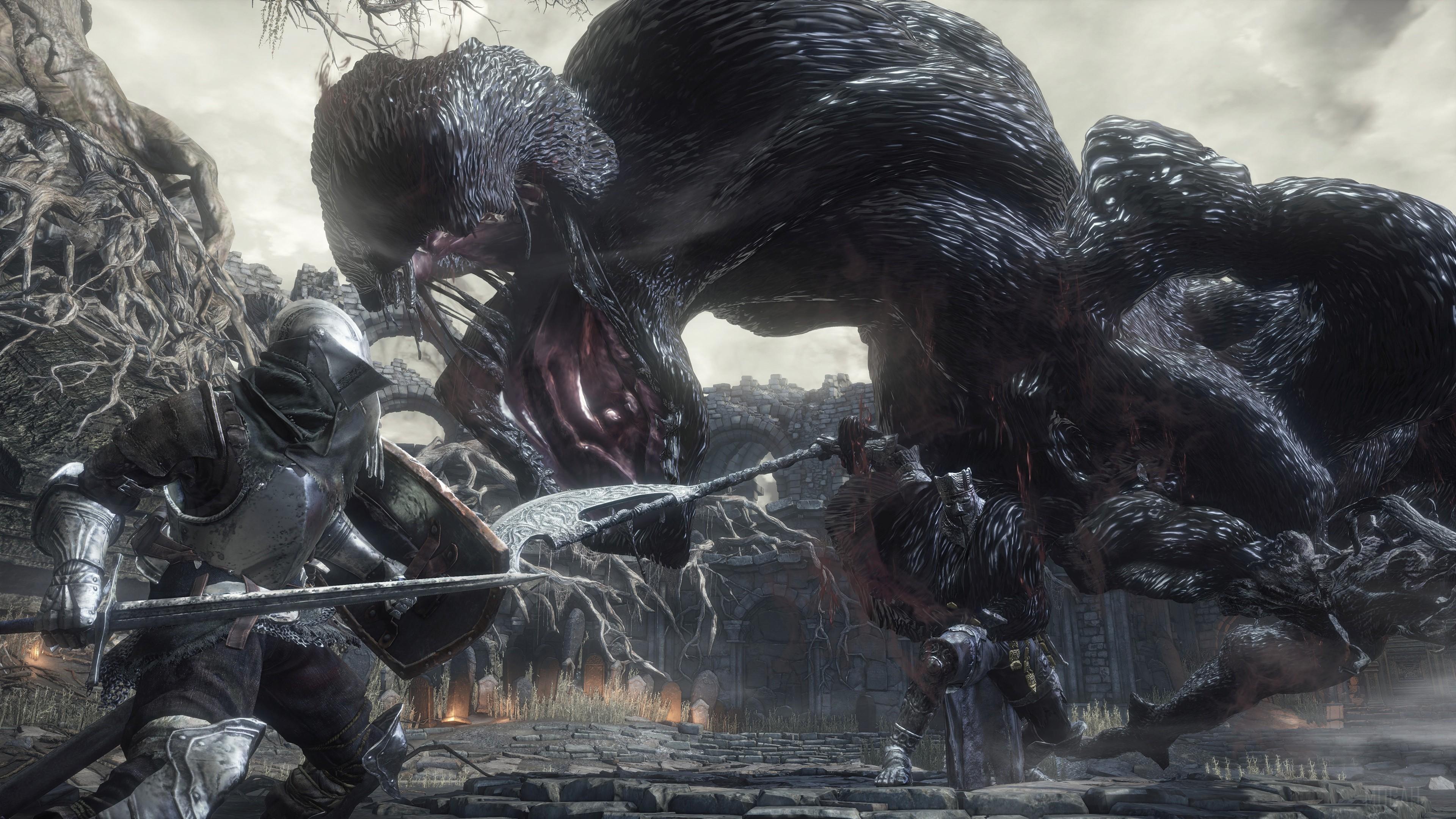 HD wallpaper, Dark Souls 3 Monster 4K