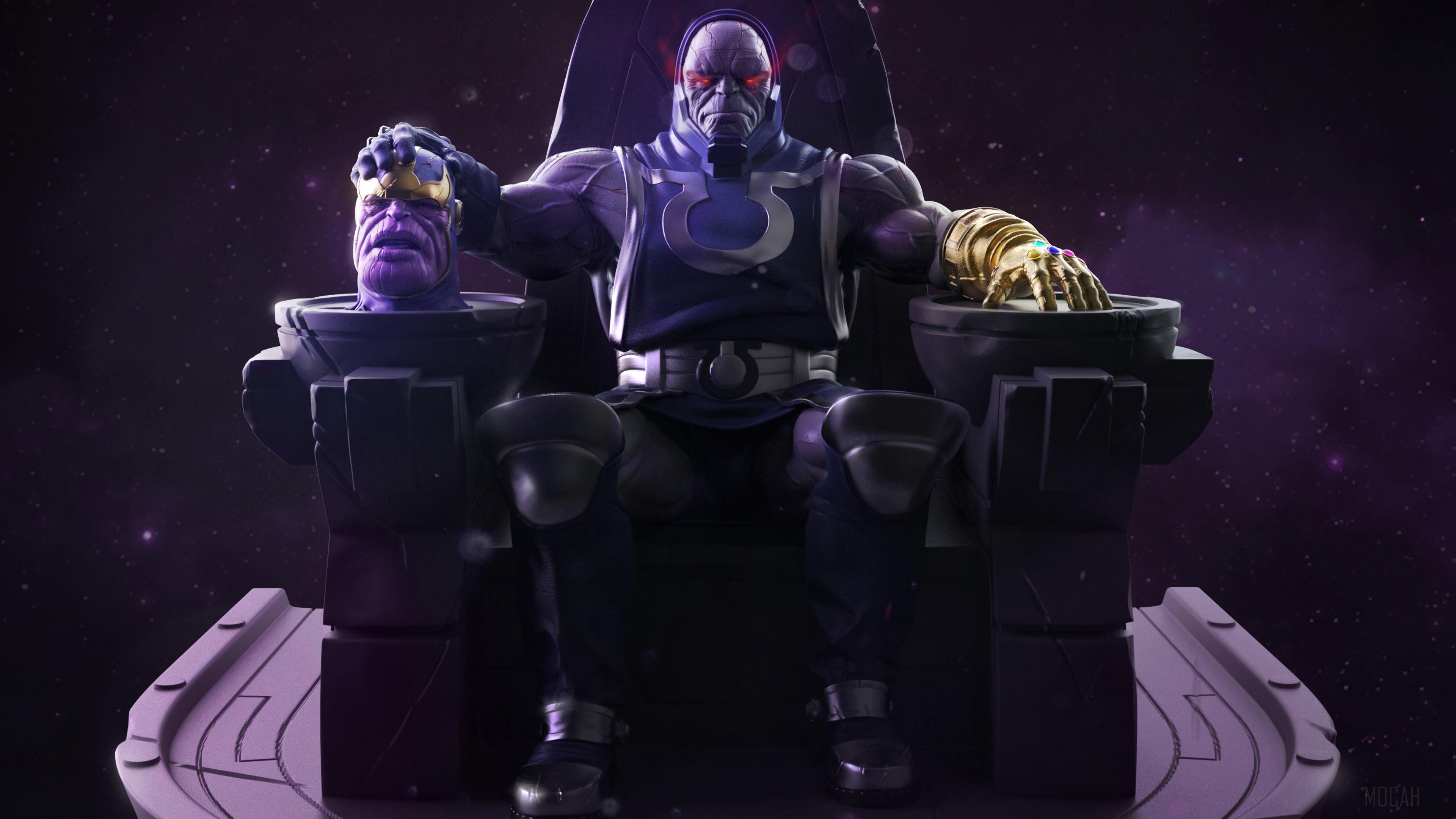 HD wallpaper, Darkseid Vs Thanos 4K