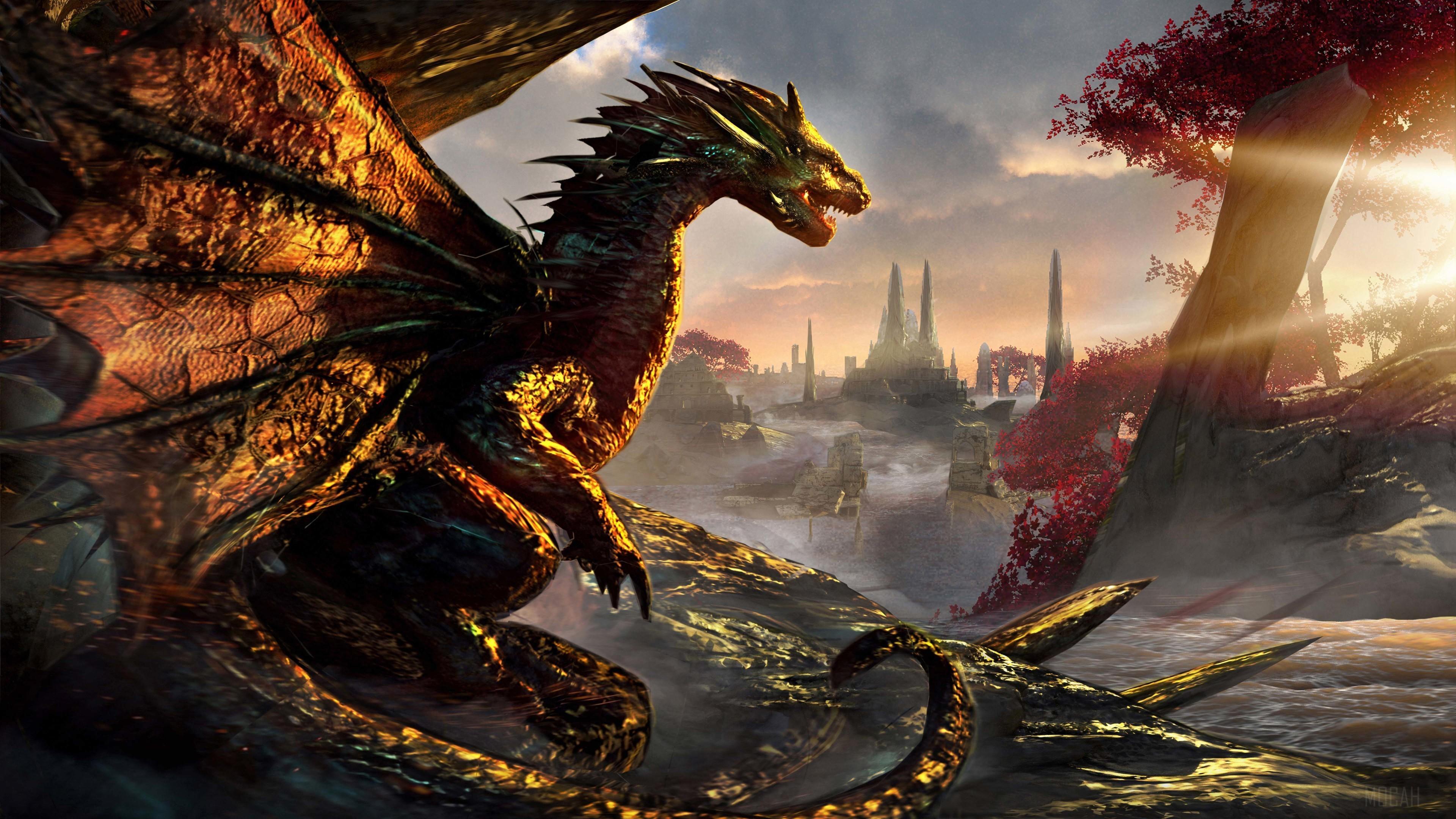 HD wallpaper, Dawn Of Dragons Artwork 4K