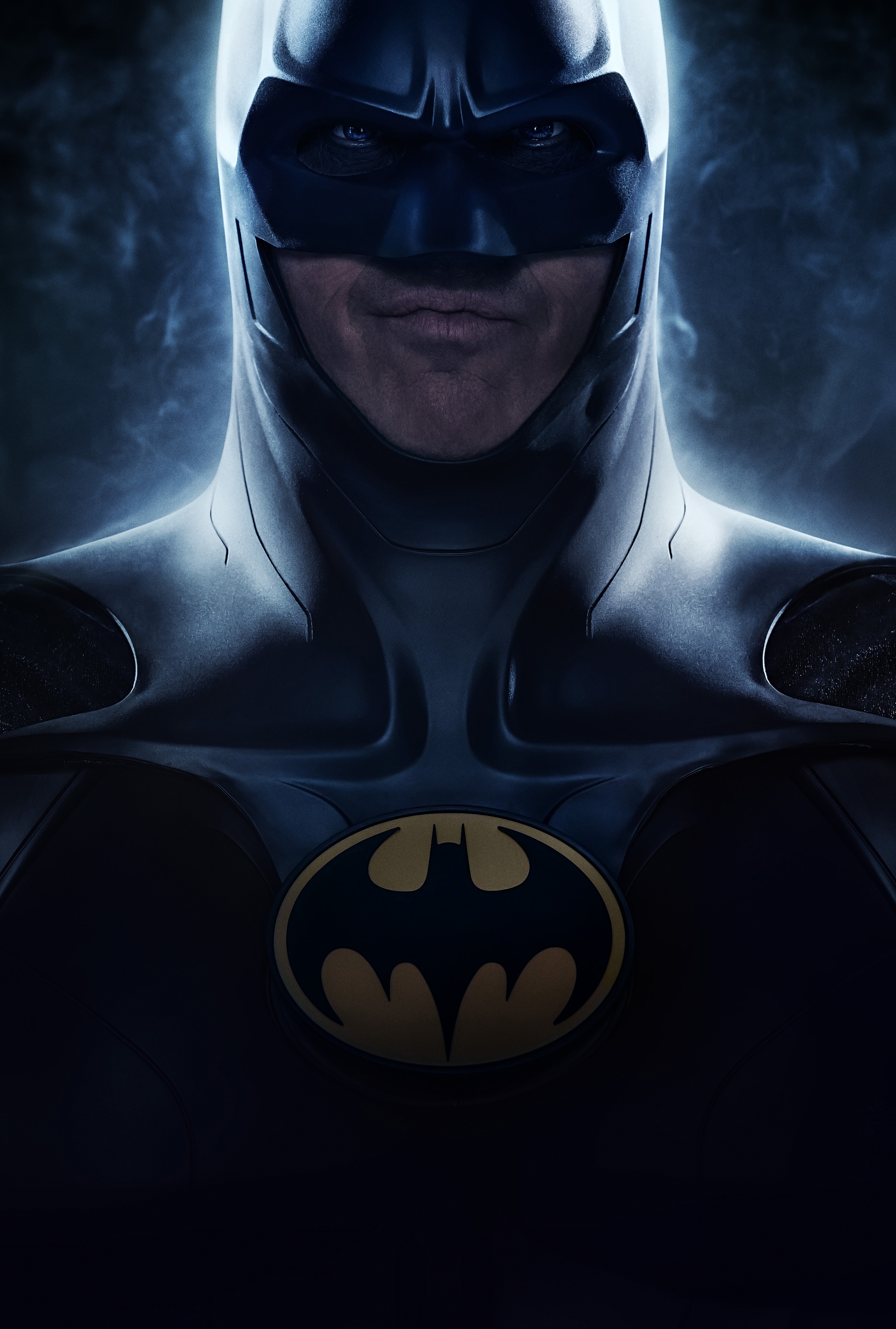 HD wallpaper, Michael Keaton As Batman, The Flash, Dc Comics, Dark Background, 2023 Movies