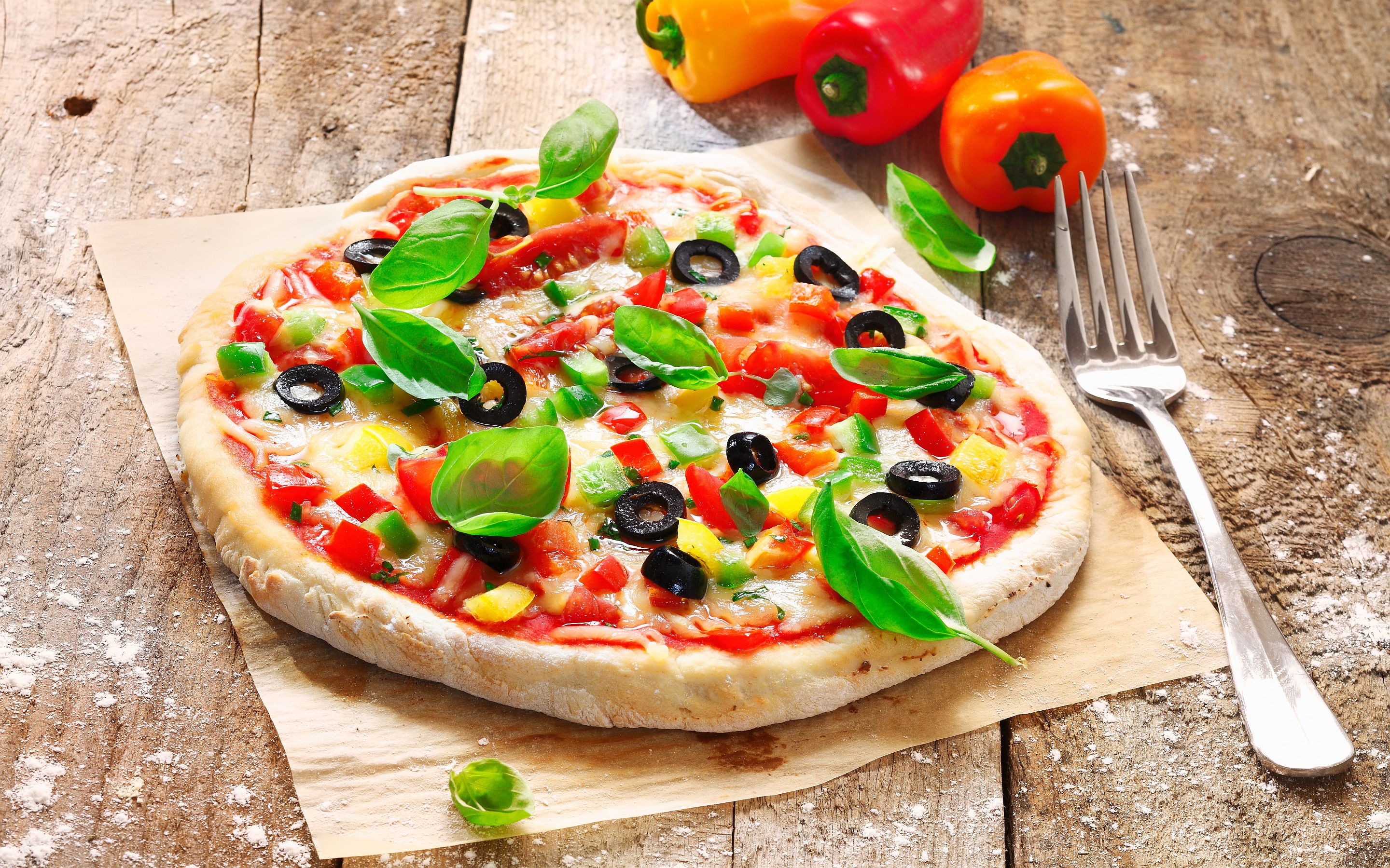 HD wallpaper, Pizza, Delicious, Italian
