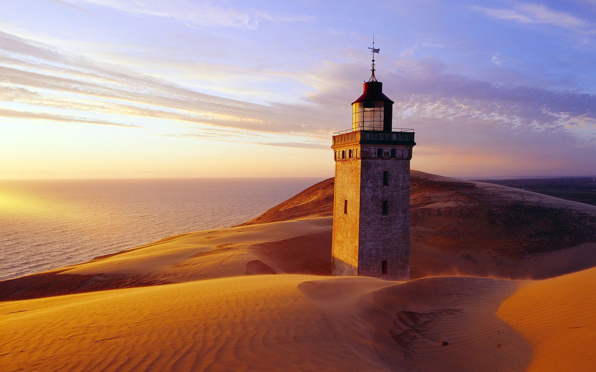 HD wallpaper, Desert, Lighthouse