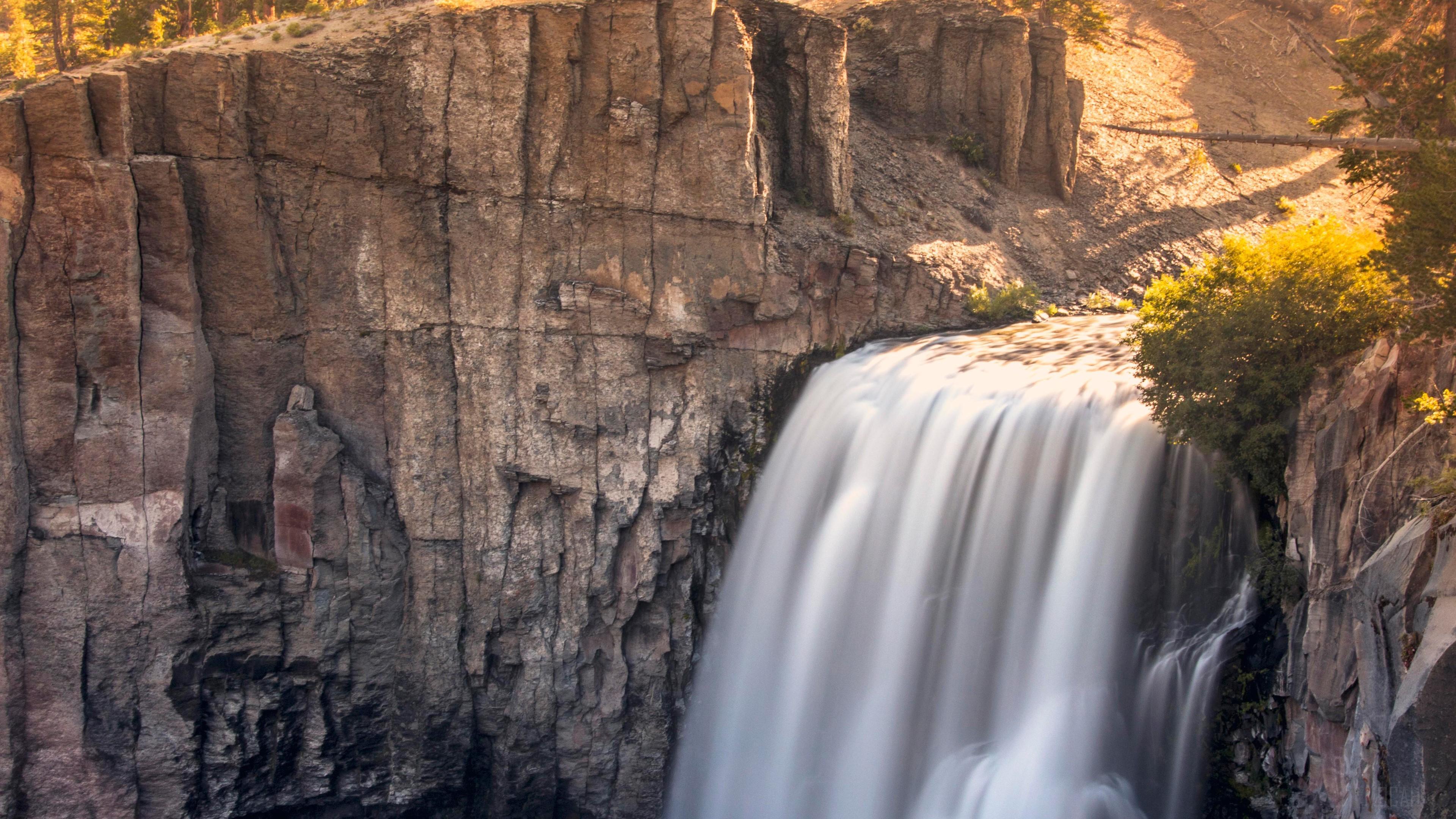 HD wallpaper, Devils Postpile National Monument Waterfall 4K
