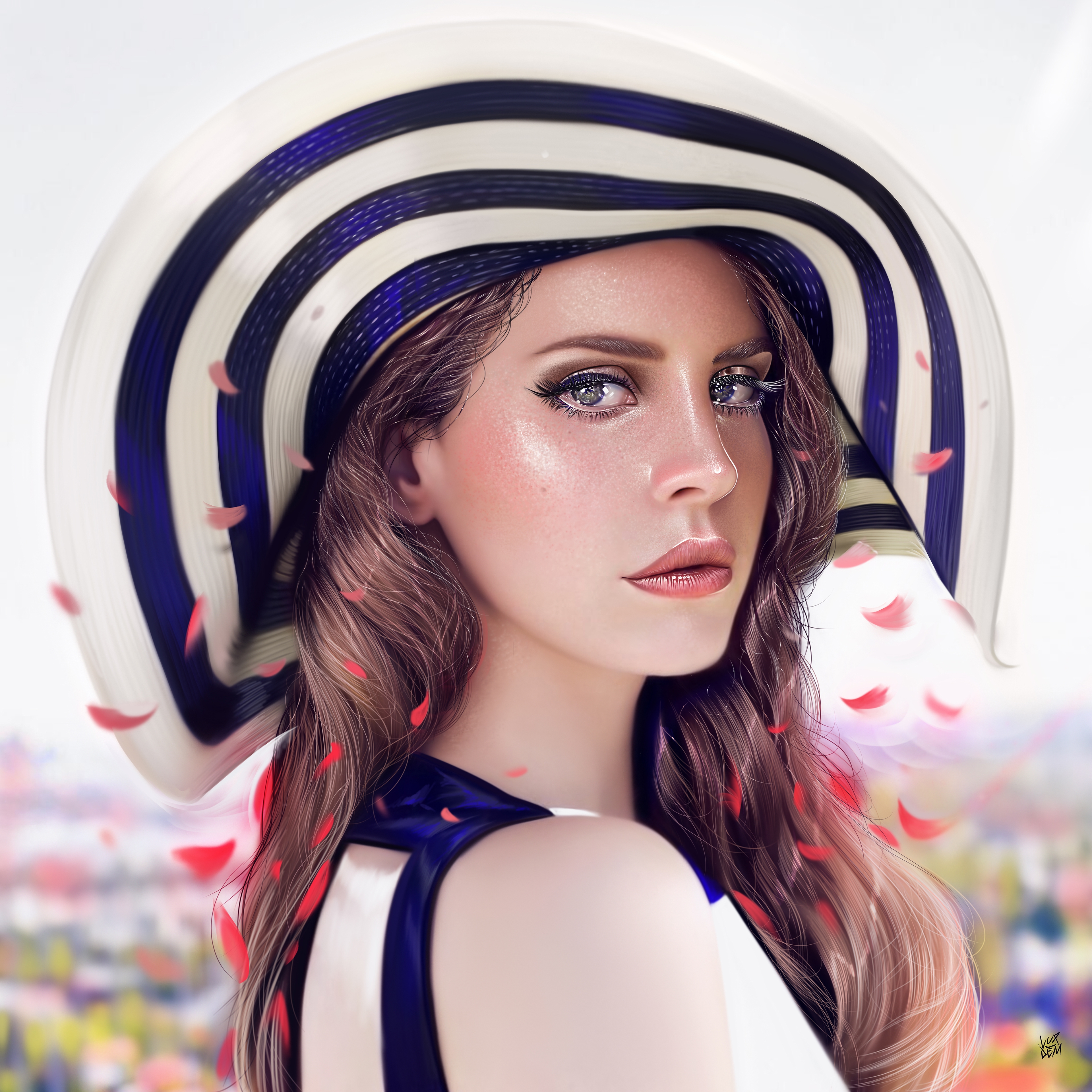 HD wallpaper, Beautiful, Portrait, Lana Del Rey, Digital Composition, American Singer