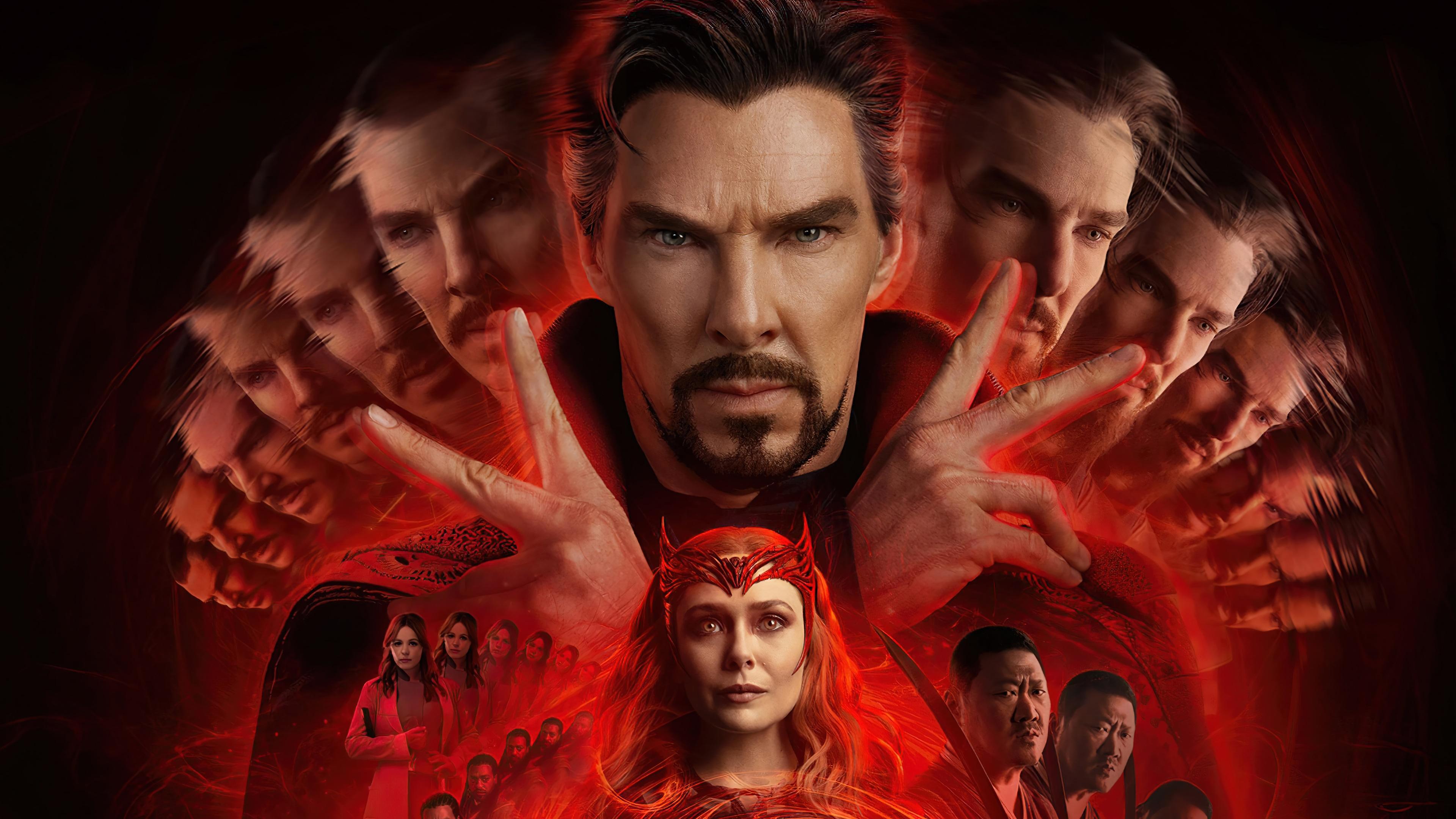 HD wallpaper, Doctor Strange In The Multiverse Of Madness, Scarlet Witch, 4K, Dr Strange