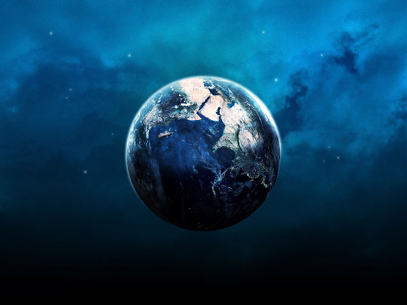HD wallpaper, In, Space, Earth, Blue
