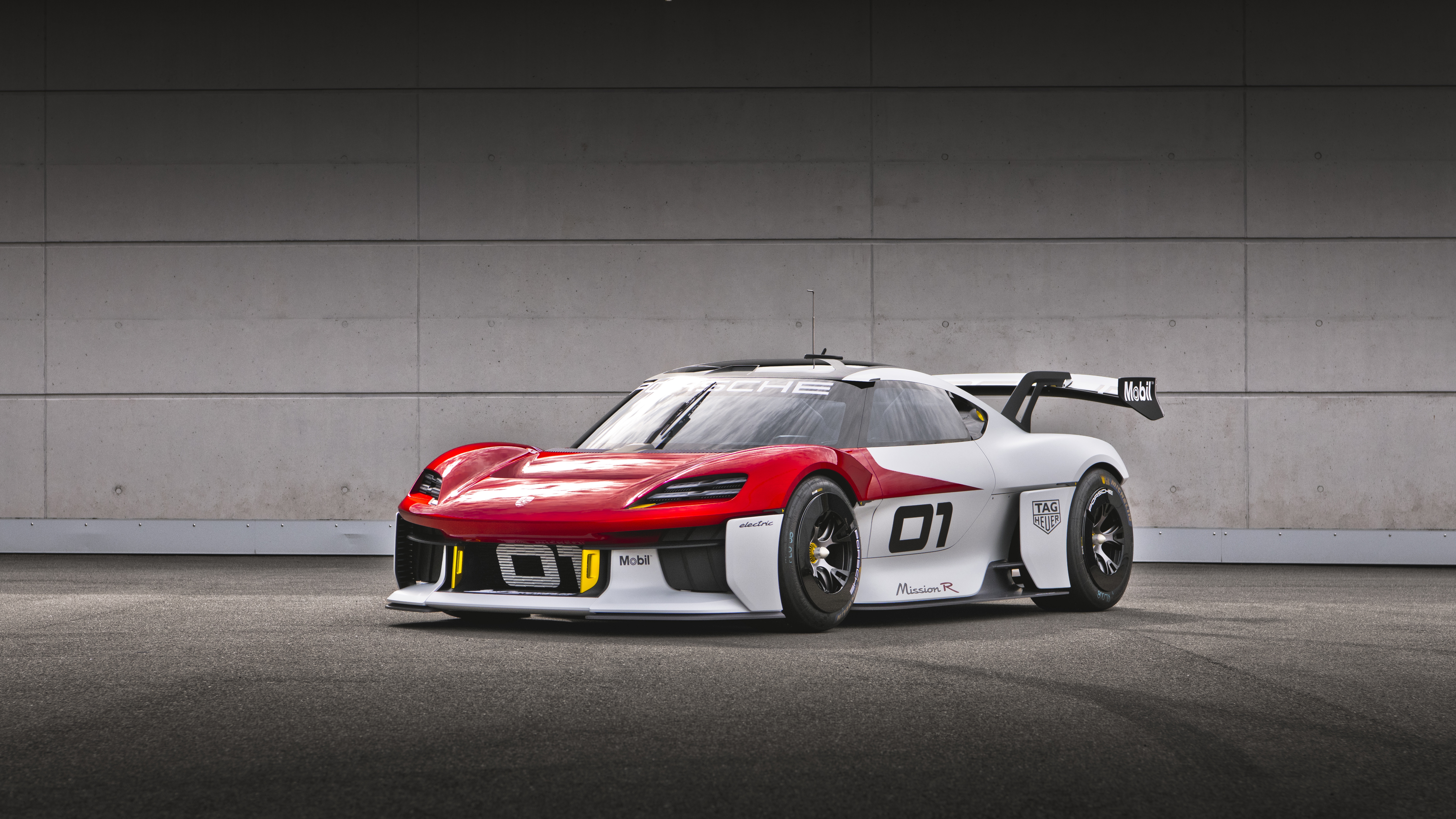 HD wallpaper, Porsche Mission R, 8K, 2021, 5K, Electric Sports Cars