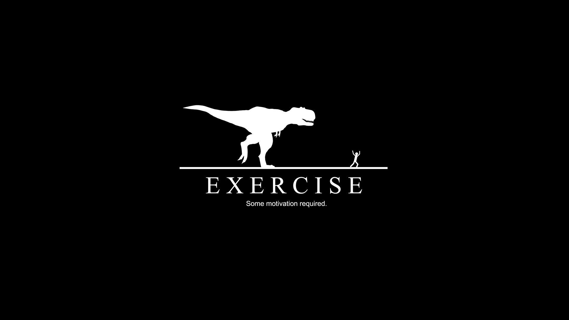 HD wallpaper, Dinosaur, Man, Funny, Exercise