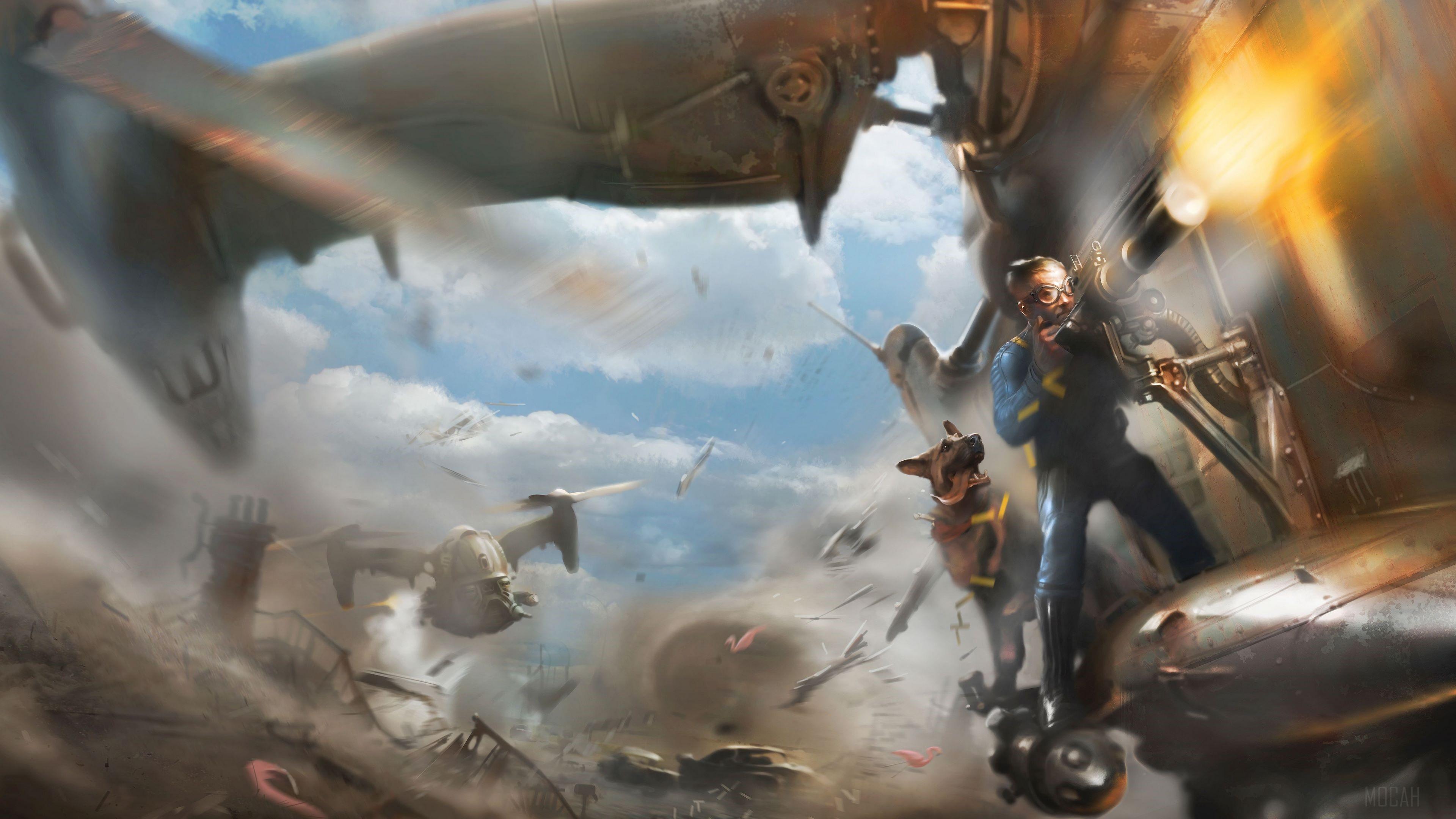 HD wallpaper, Concept Art, Fallout 4 4K