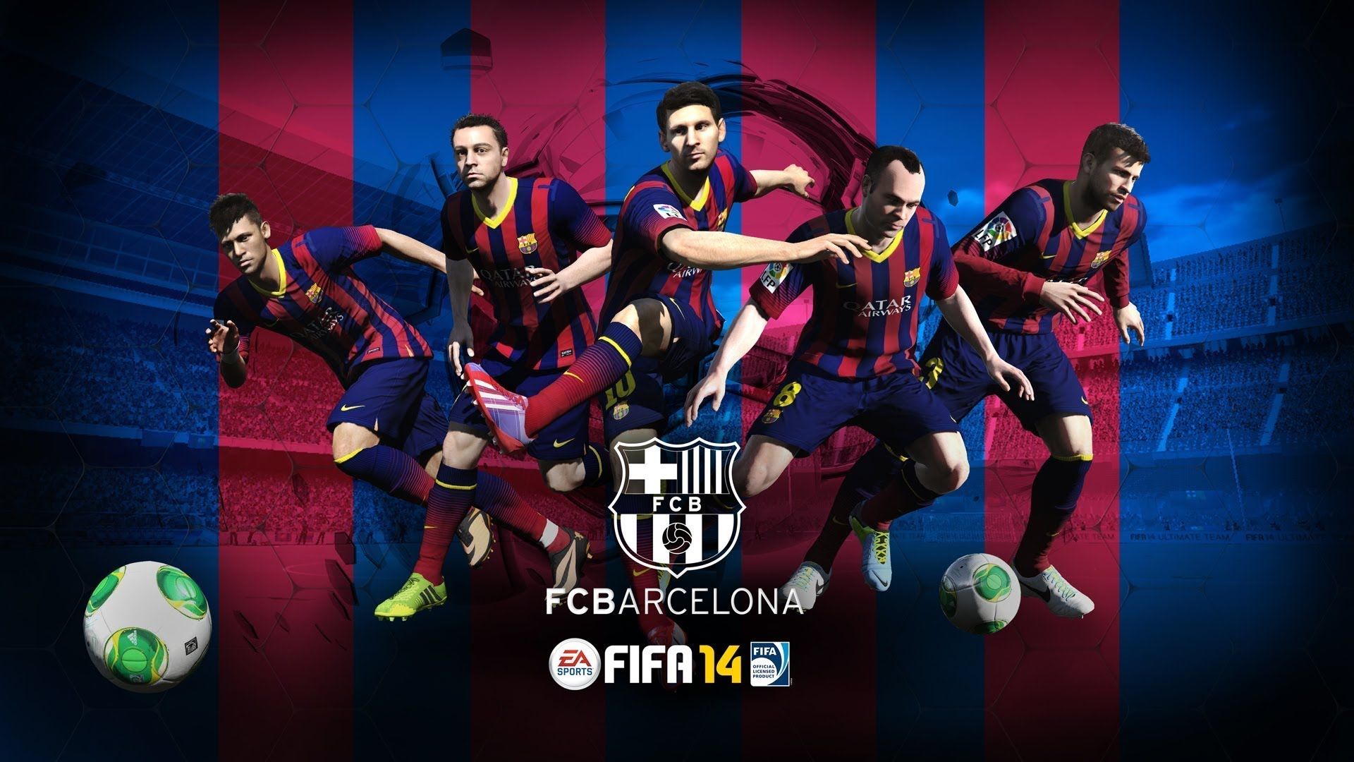 HD wallpaper, Fc, Fifa, 14, Barcelona
