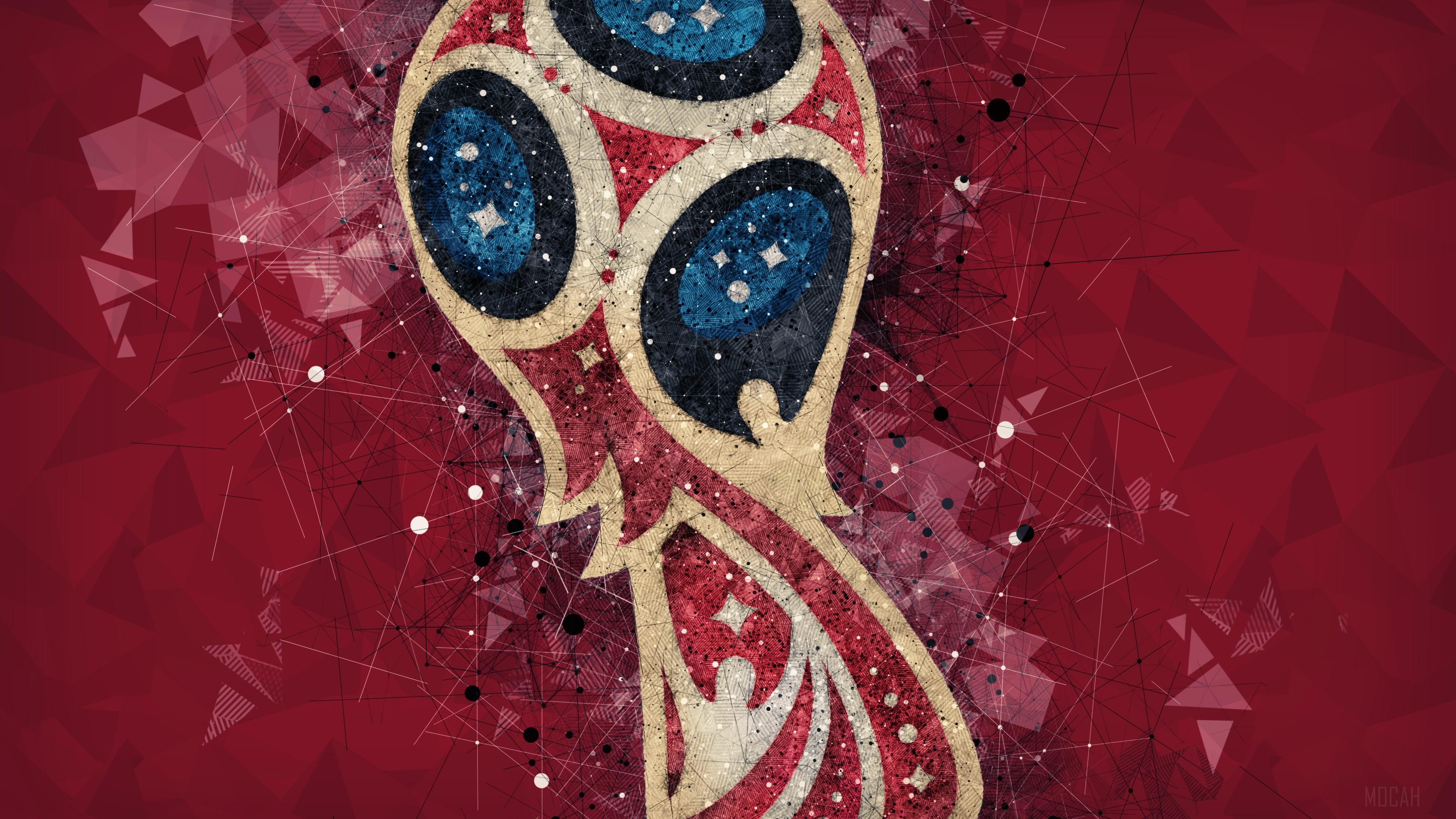 HD wallpaper, Fifa World Cup Russia Logo 4K
