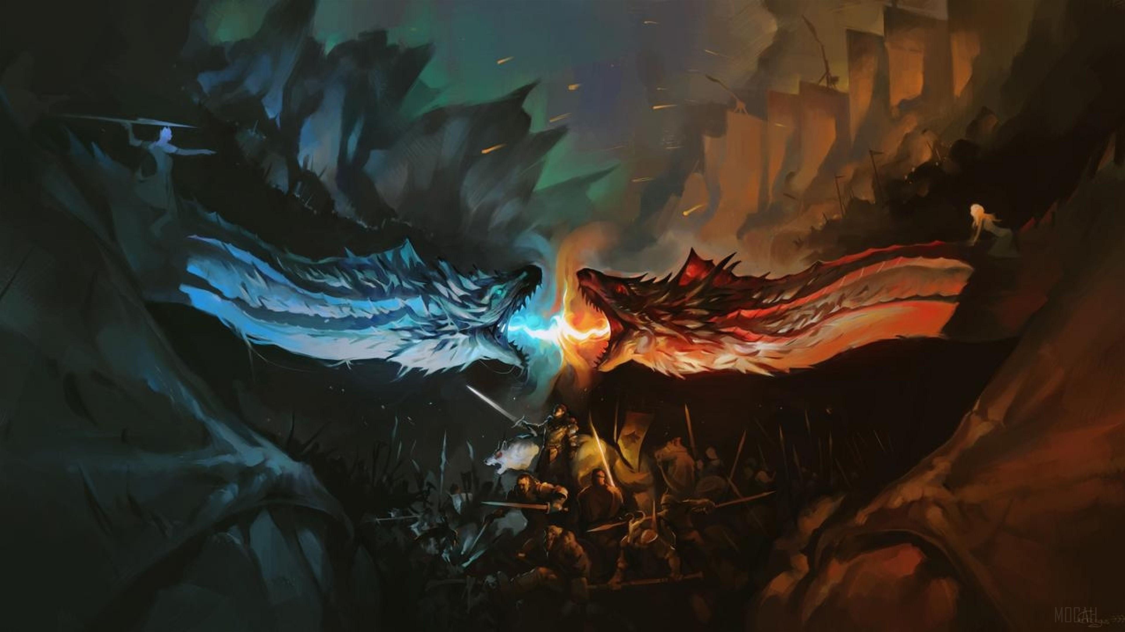 HD wallpaper, Game Of Thrones Dragons 4K