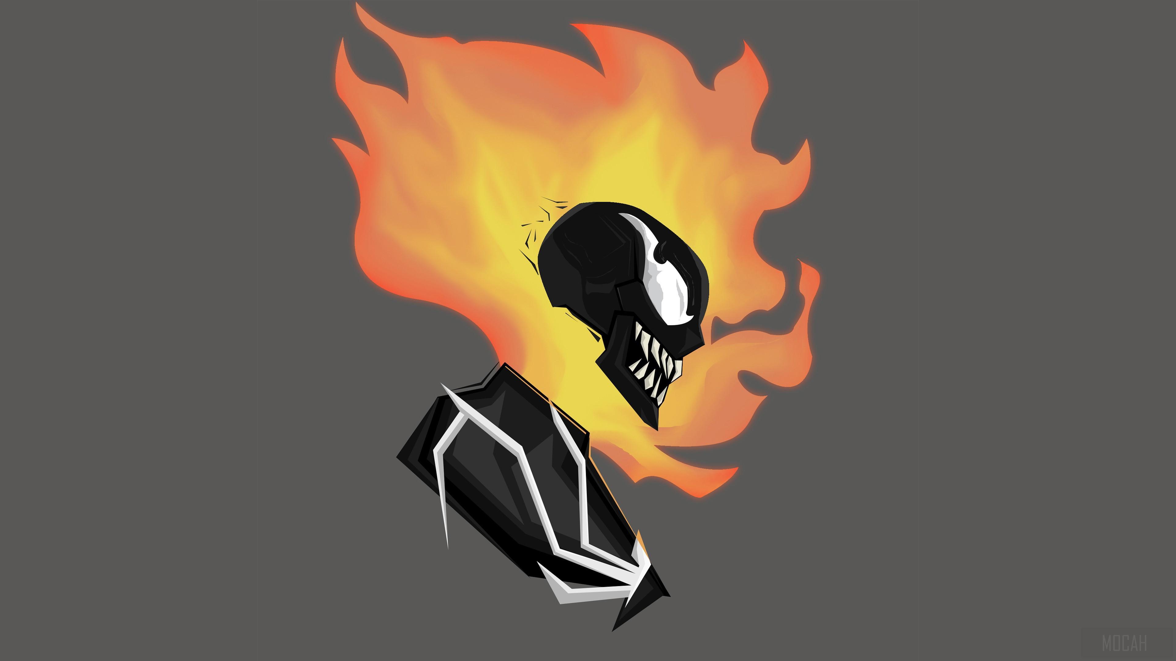 HD wallpaper, Ghost Rider Into The Venomverse 4K