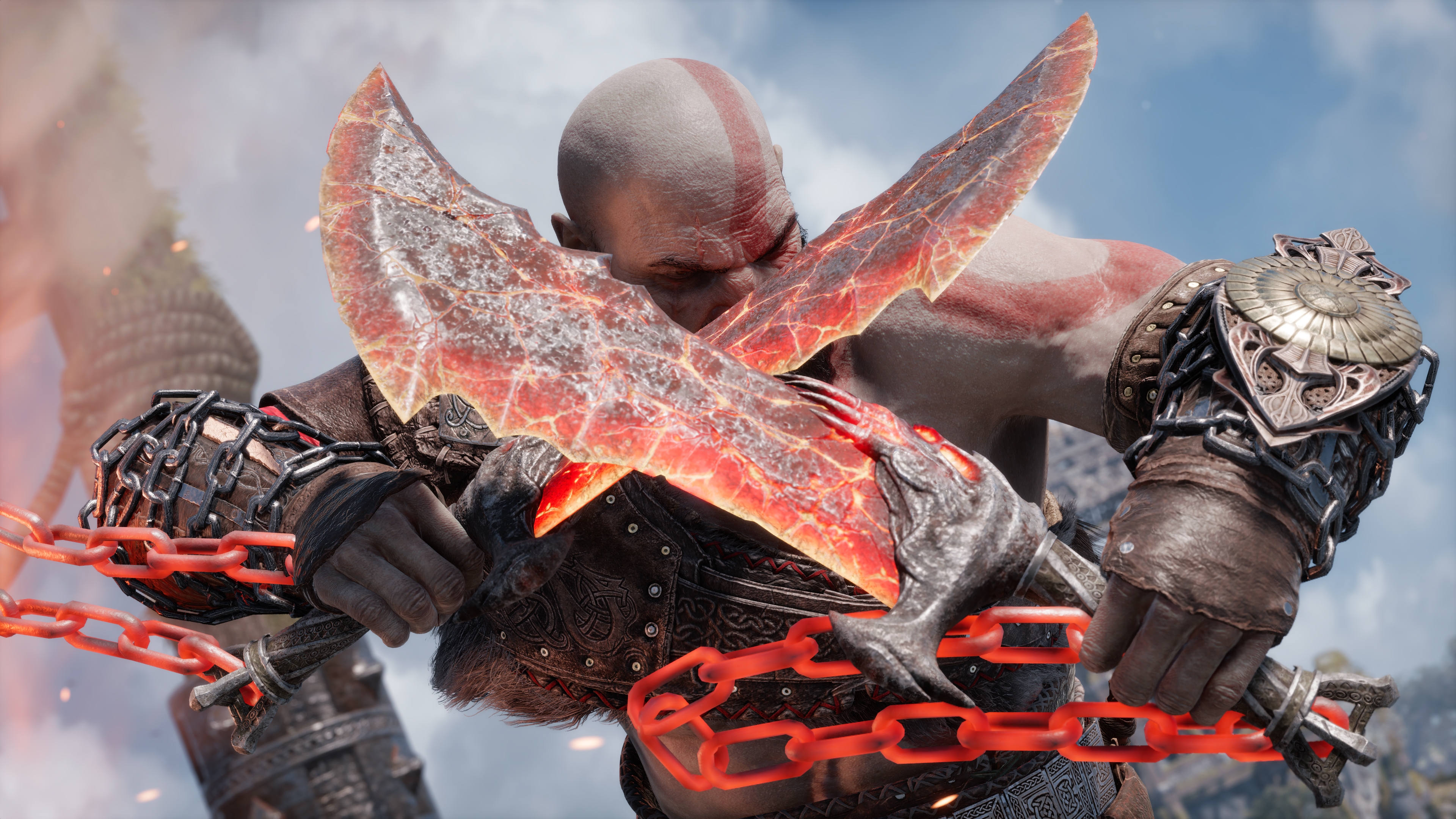 HD wallpaper, Blades Of Chaos, Kratos