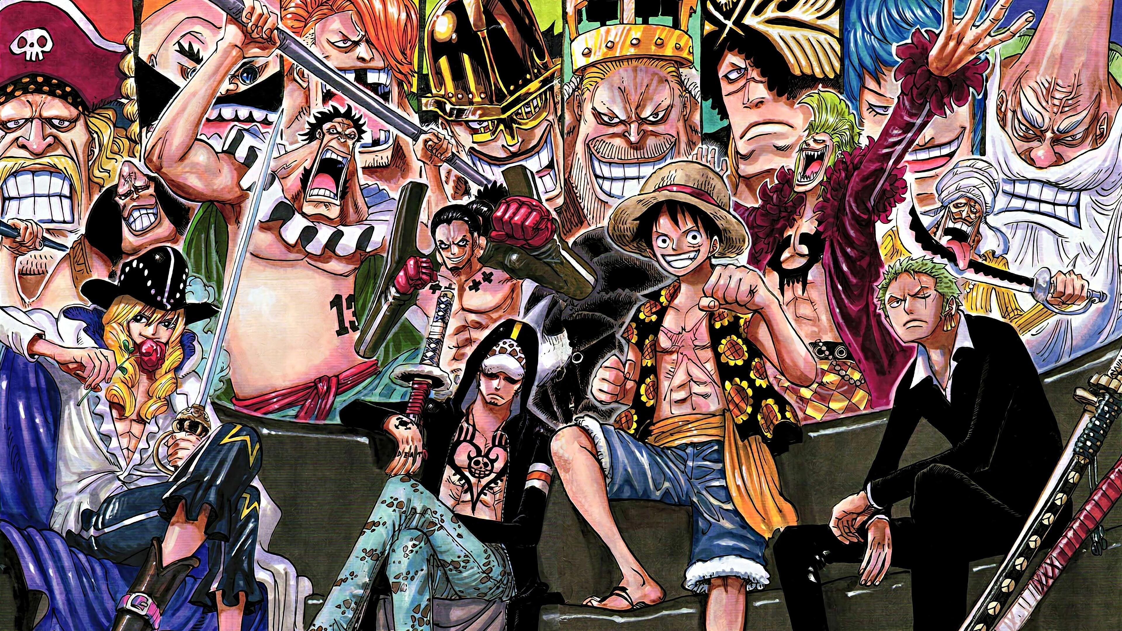 HD wallpaper, Straw Hat Pirates, Grand Fleet, One Piece, 4K