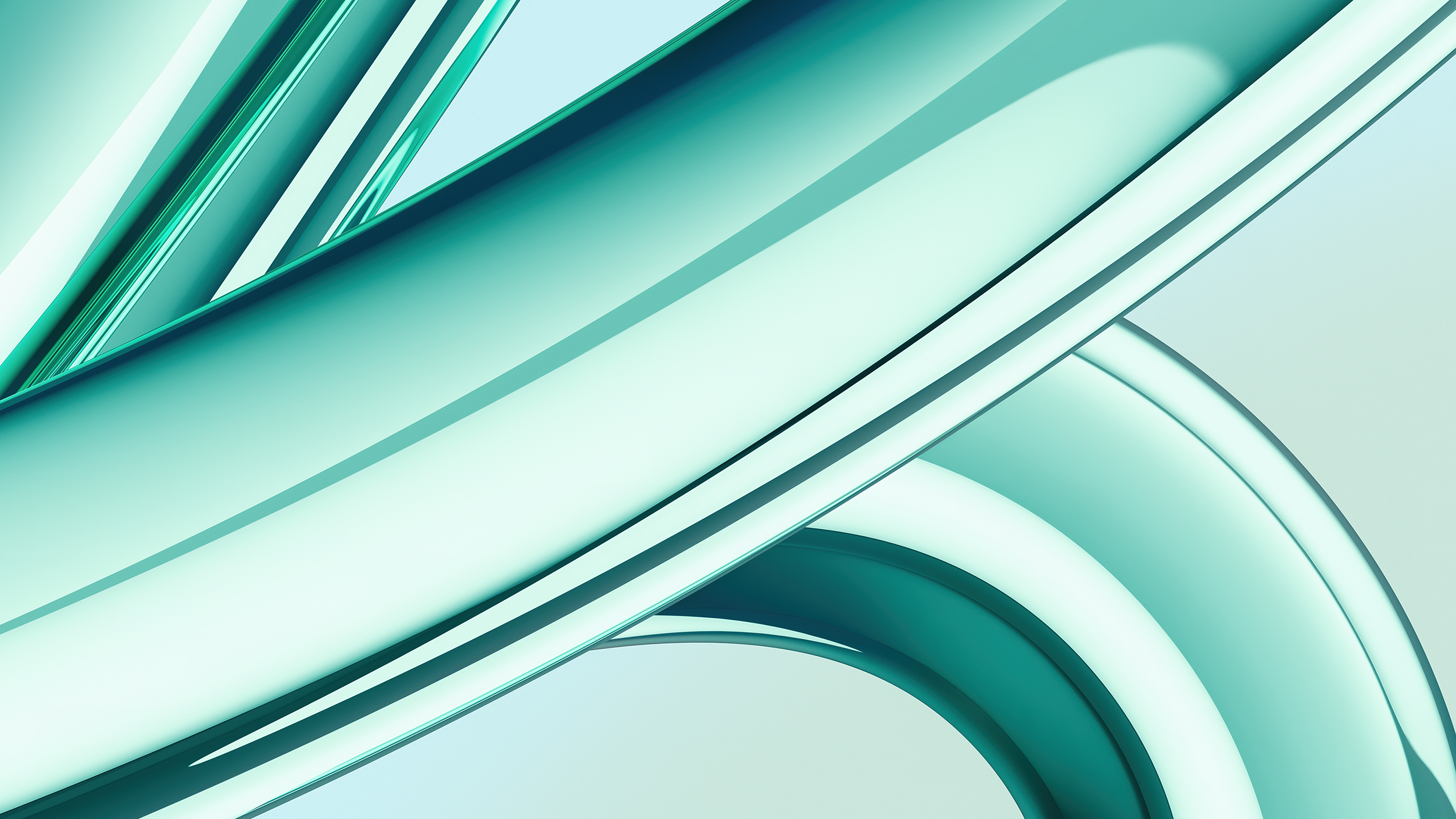 HD wallpaper, Imac 2023, Green Abstract, 5K, Abstract Background, Stock
