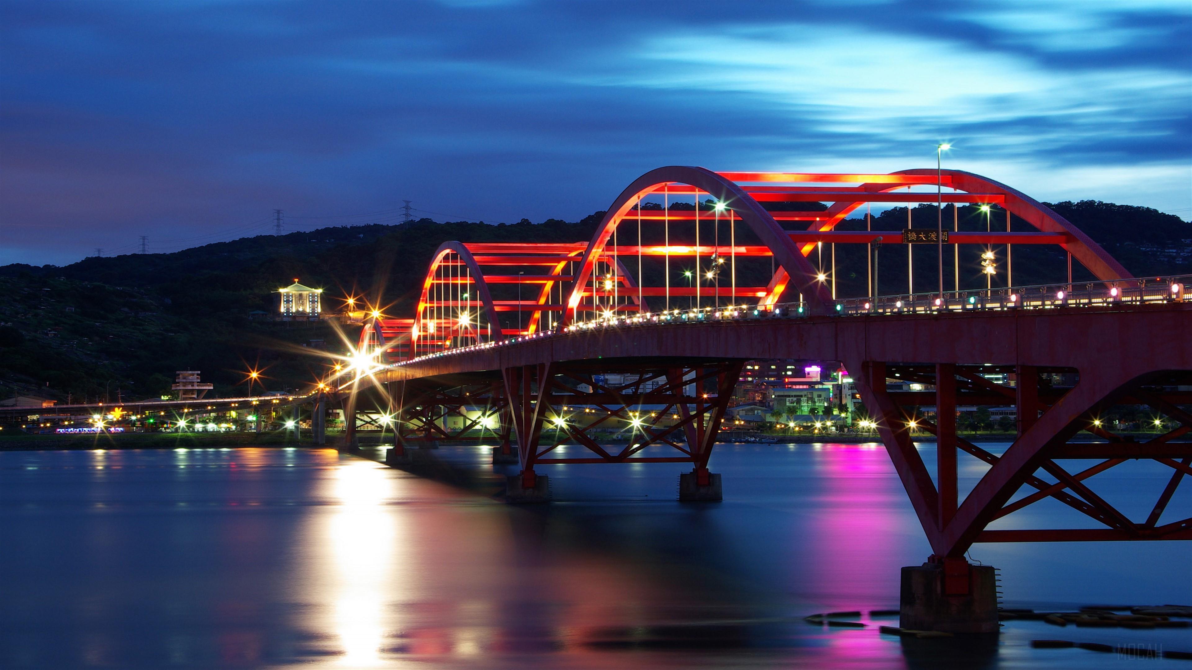 HD wallpaper, Guandu Bridge Taiwan 4K