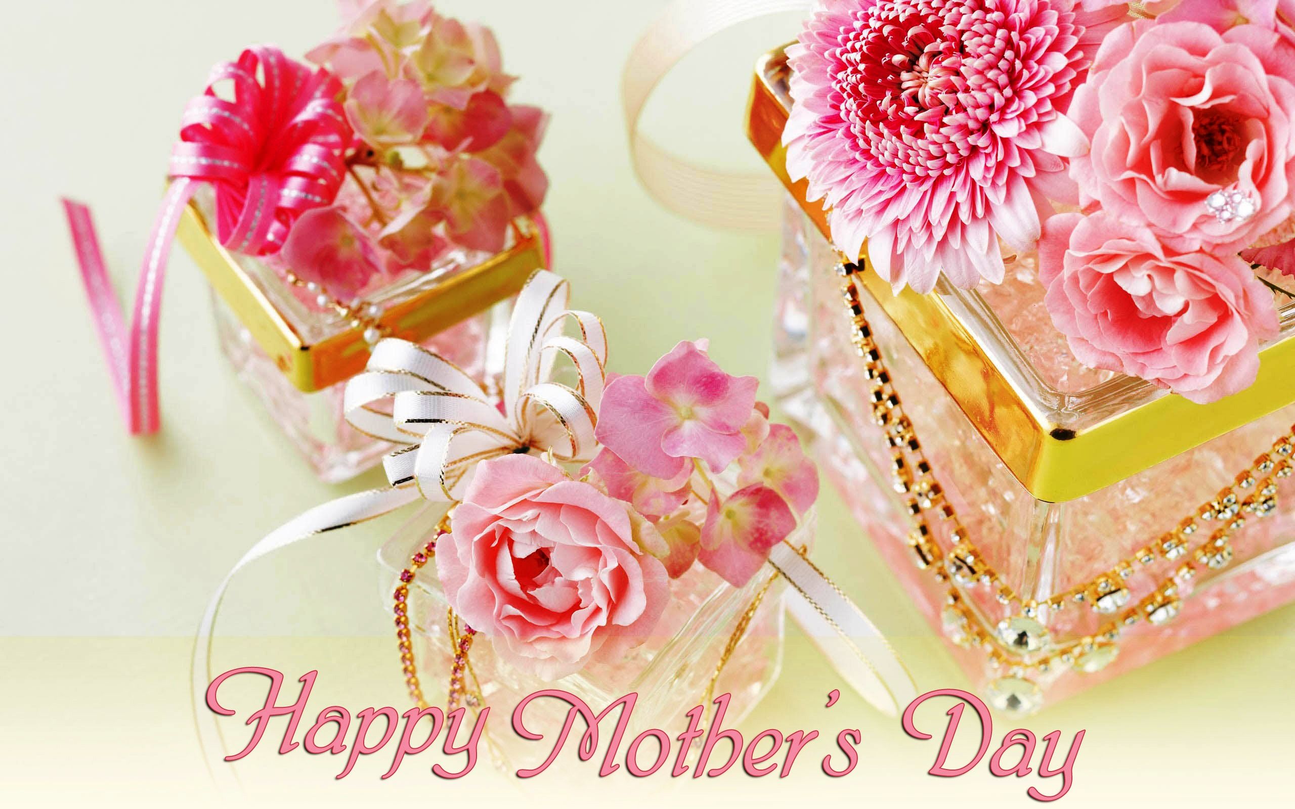 HD wallpaper, Flowers, Day, Happy, Mothers