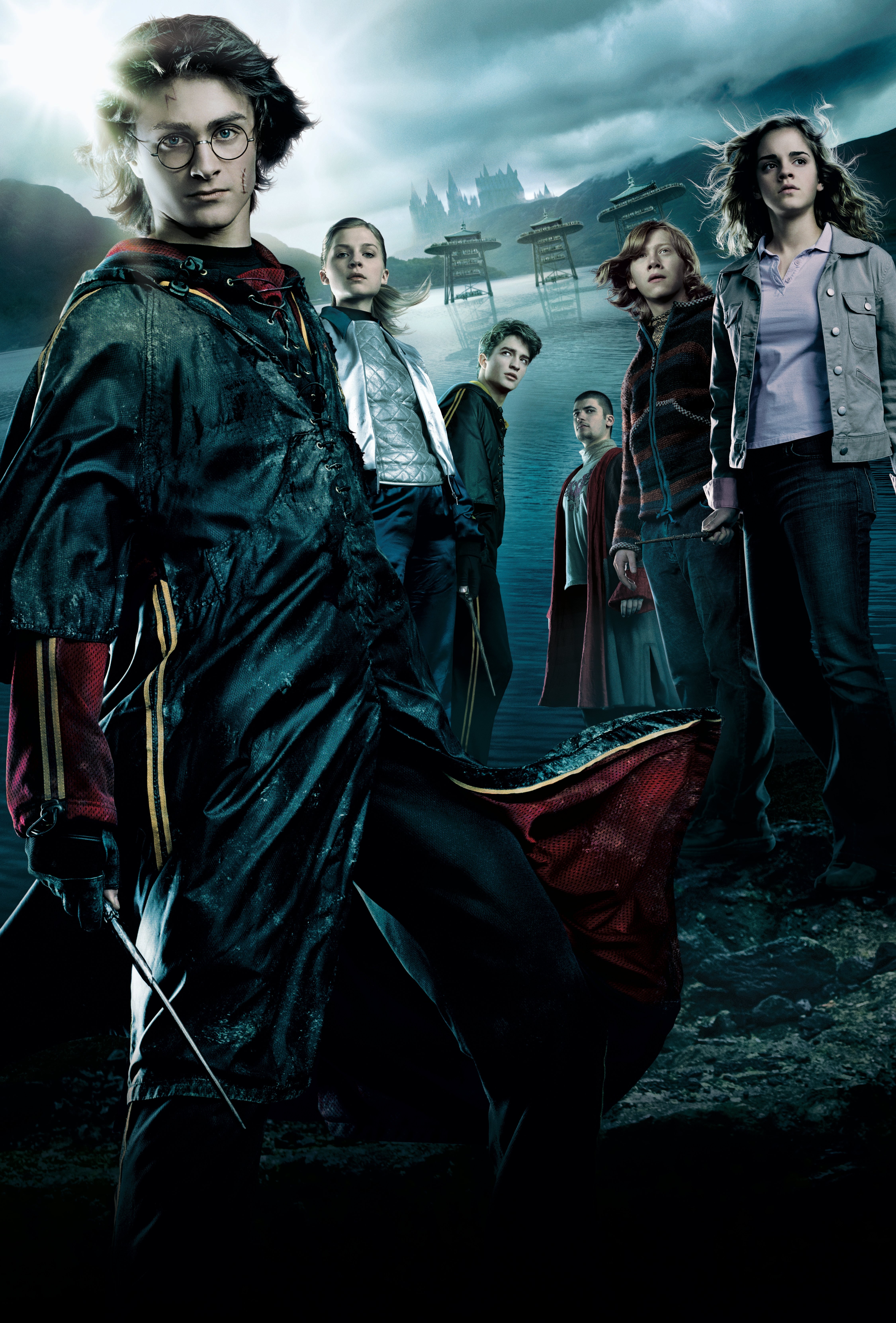 HD wallpaper, Daniel Radcliffe As Harry Potter, Emma Watson As Hermione Granger, Ron Weasley, Harry Potter And The Goblet Of Fire