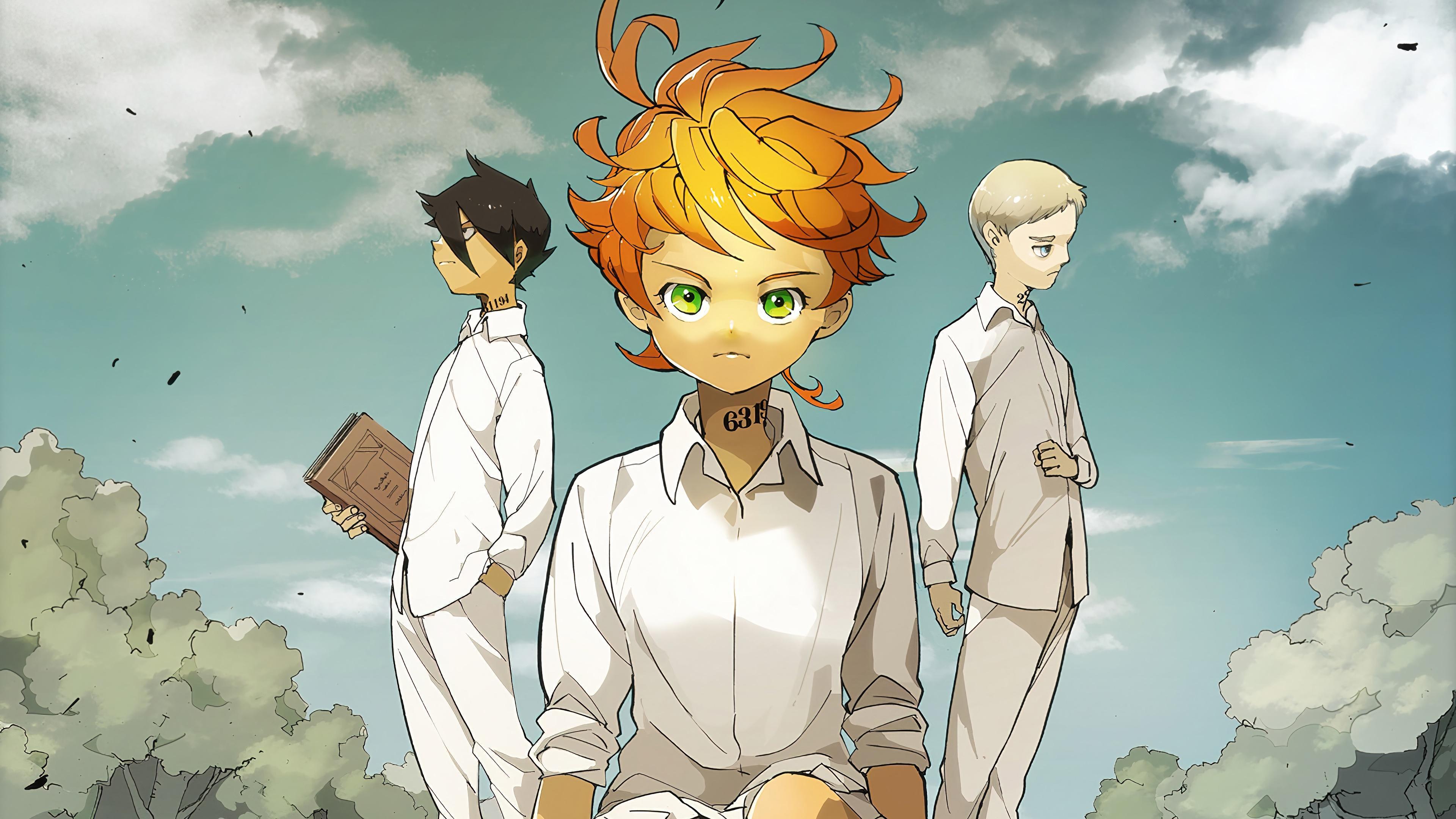 HD wallpaper, Wallpaper, The Promised Neverland, Ray, Norman, Hd, Emma, 4K