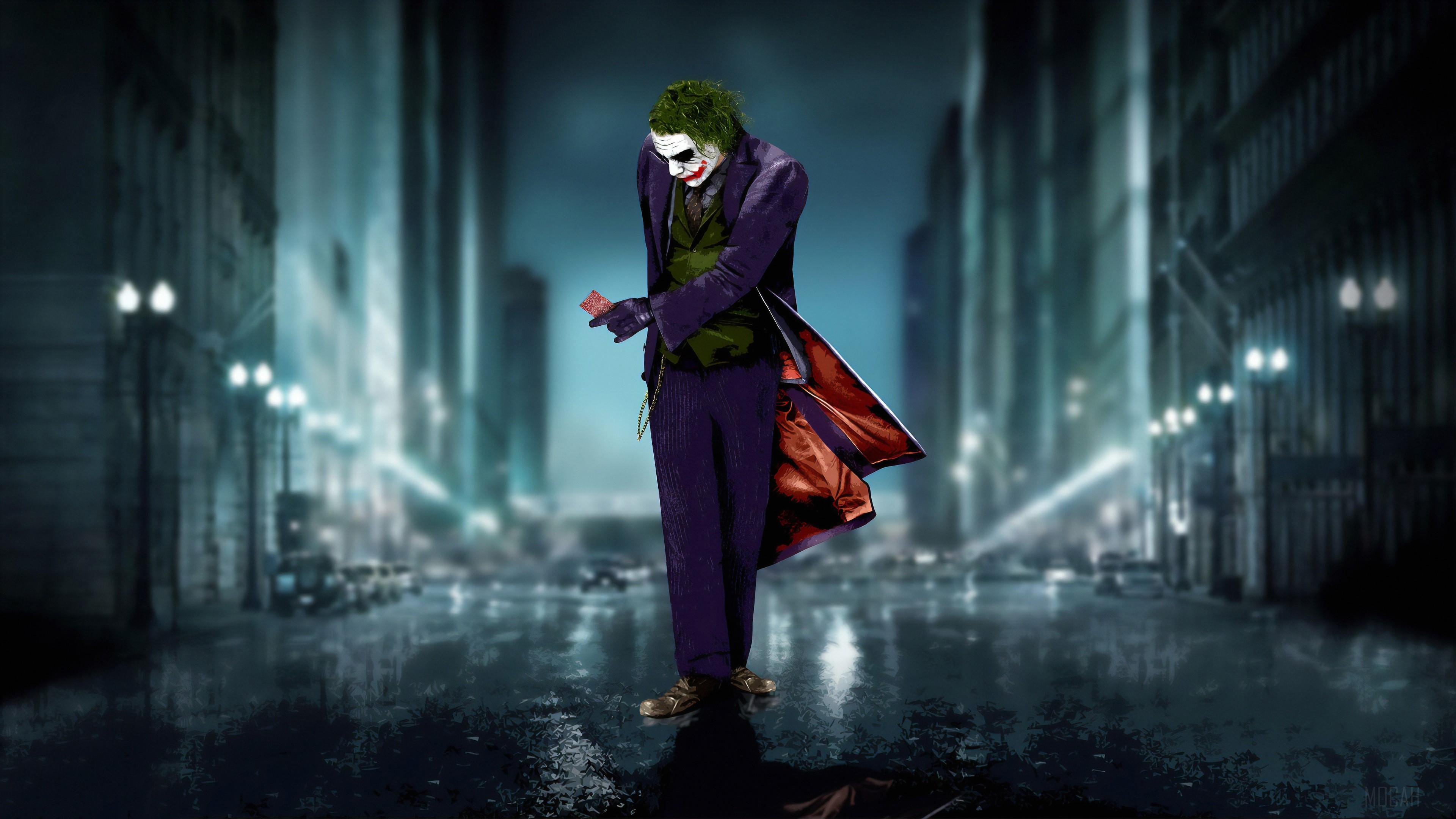 HD wallpaper, Heath Ledger Joker 4K