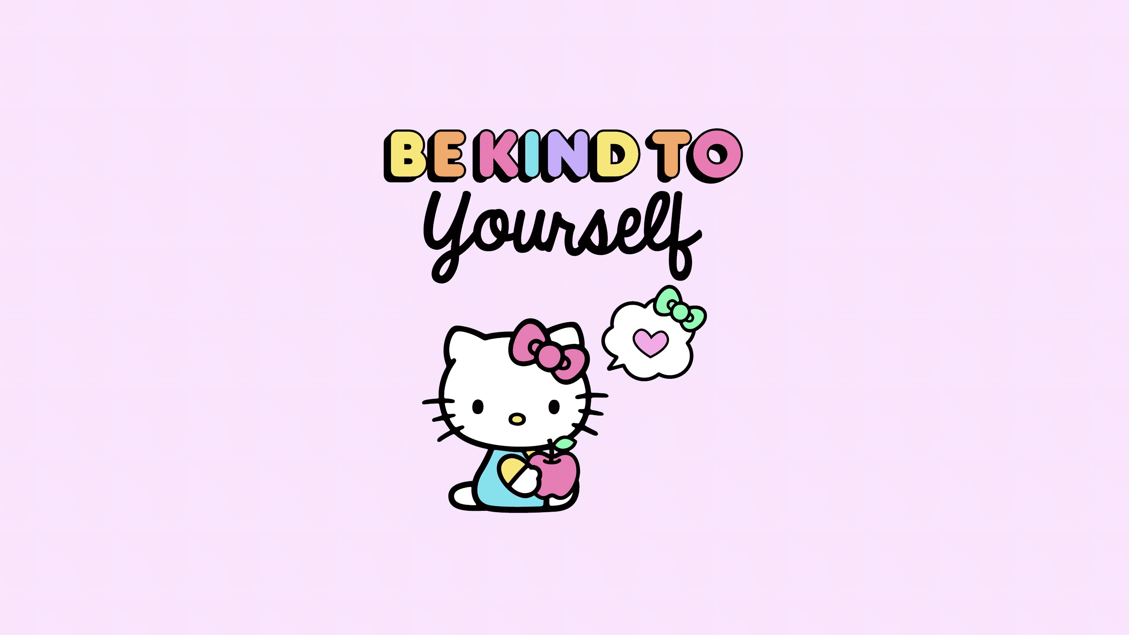 HD wallpaper, Girly Backgrounds, Sanrio, Be Kind Yourself, Hello Kitty Background