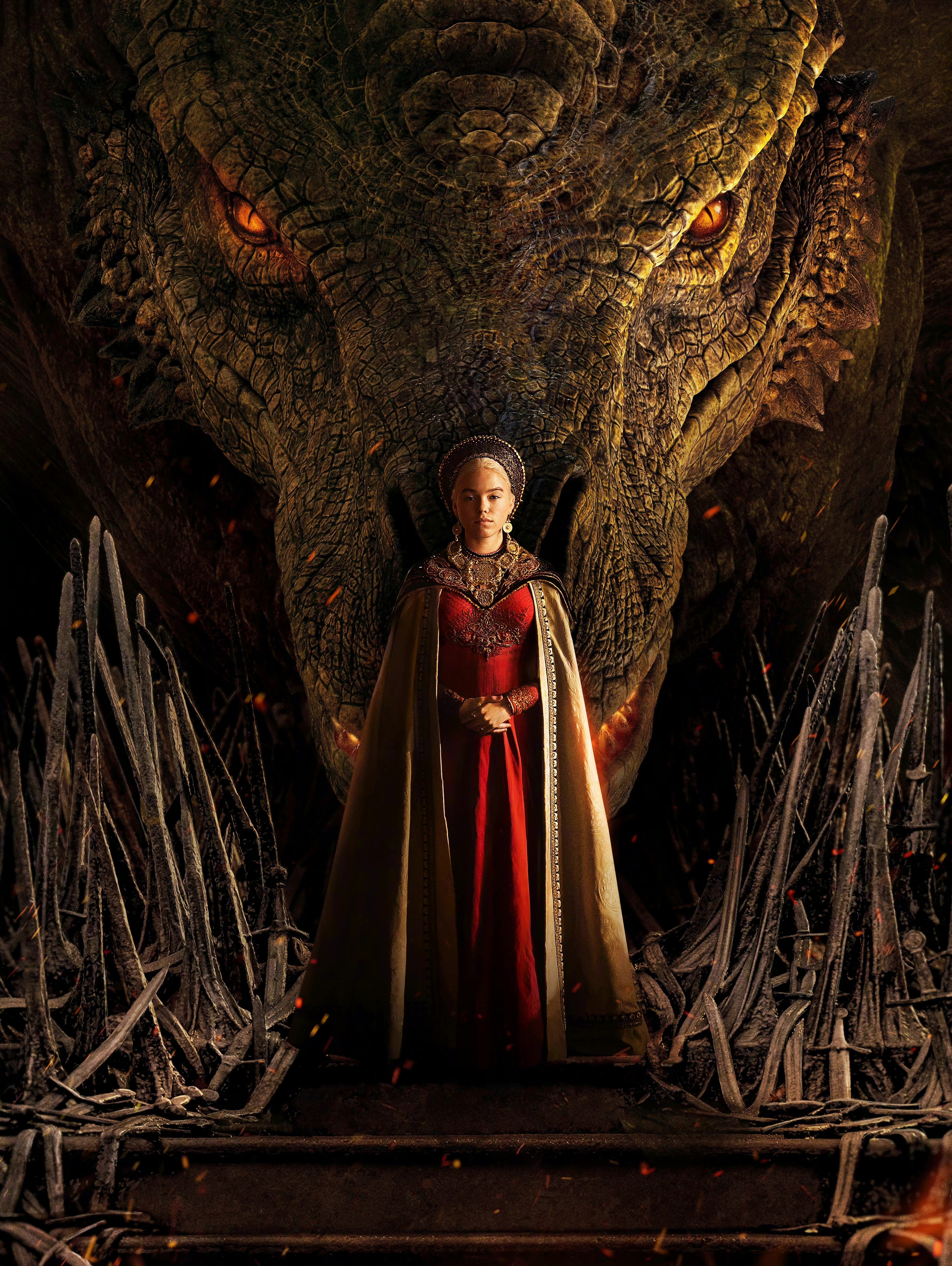 HD wallpaper, Syrax, House Of The Dragon, Hbo Series, 2022 Series, Milly Alcock, Princess Rhaenyra Targaryen, Tv Series