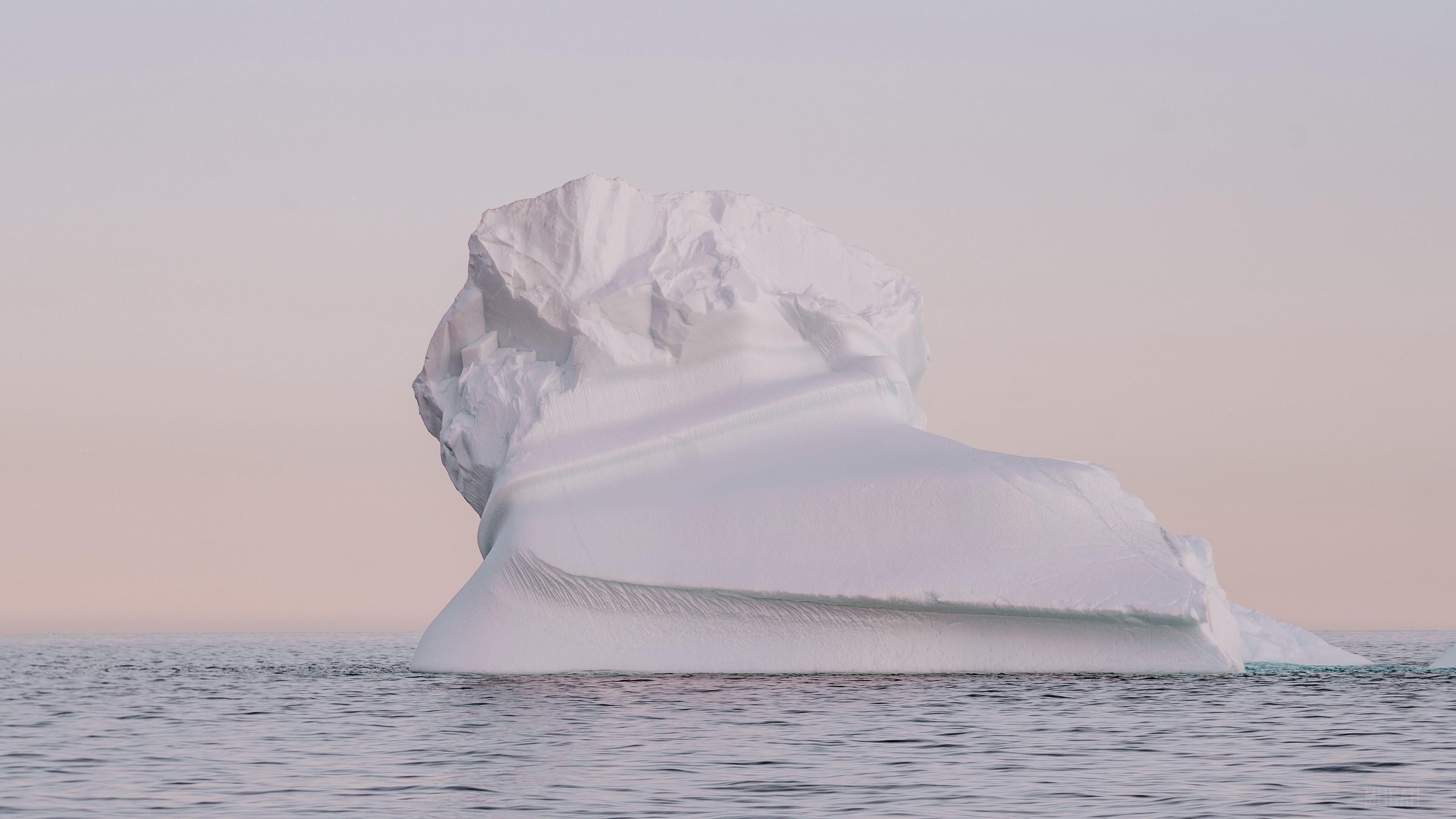 HD wallpaper, Iceberg, Arctic, Twilight 4K, Snow