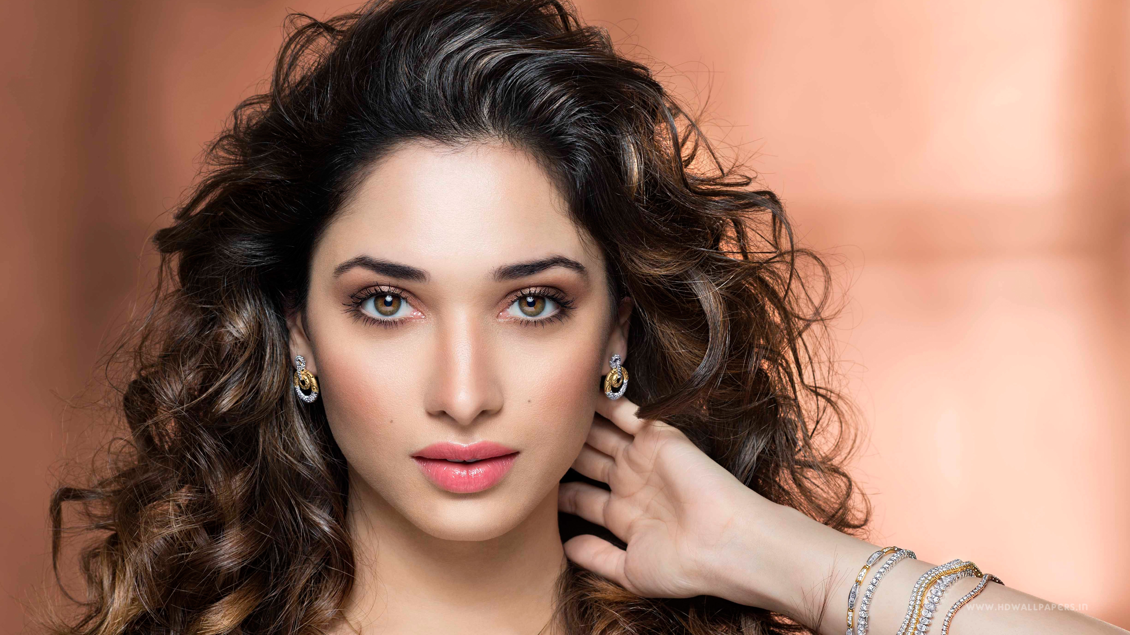 HD wallpaper, Bollywood Heroine, Indian Actress, Tamanna Bhatia, Beautiful Actress, Portrait