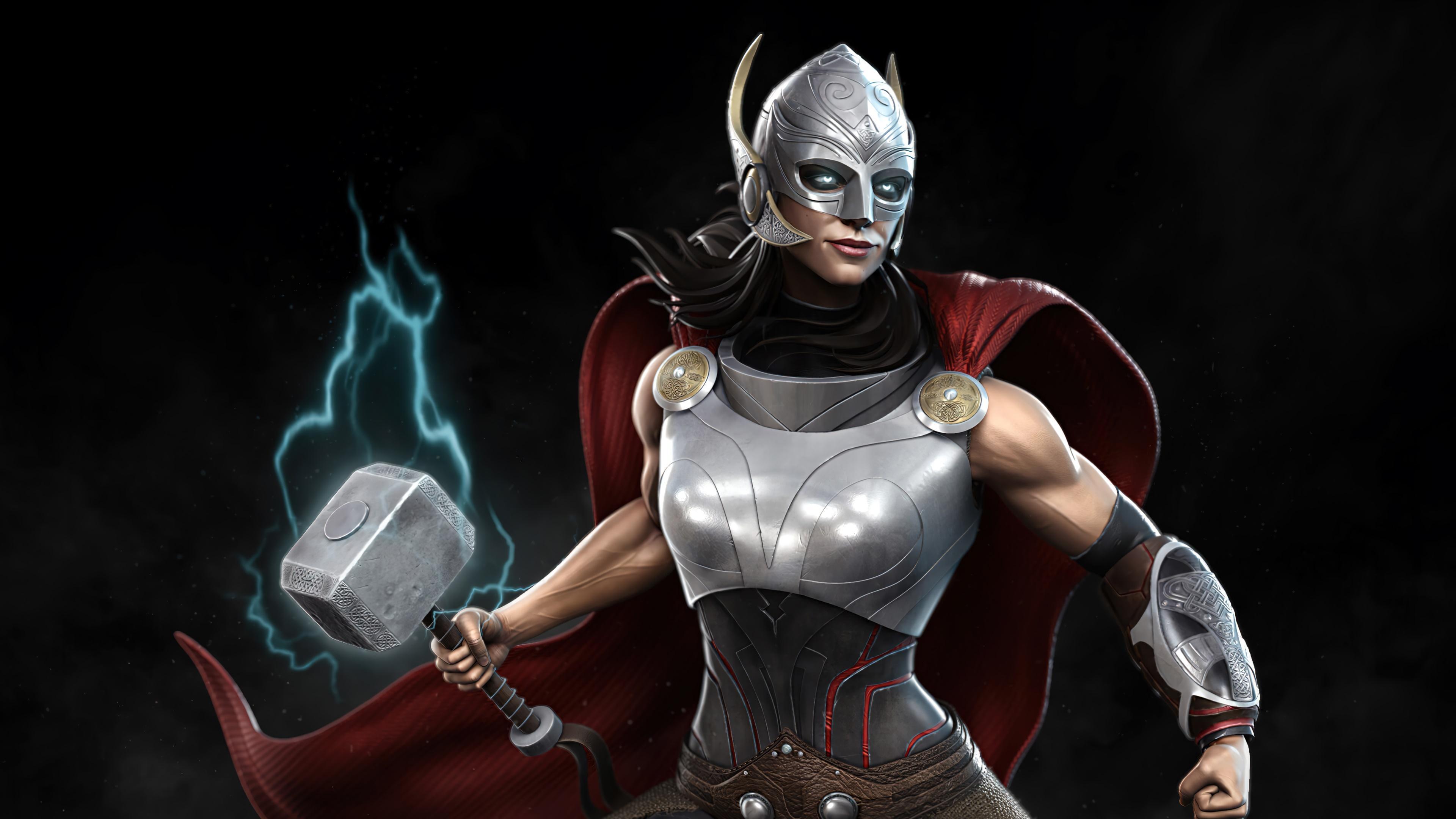 HD wallpaper, Jane Foster, Thor Love And Thunder, 4K