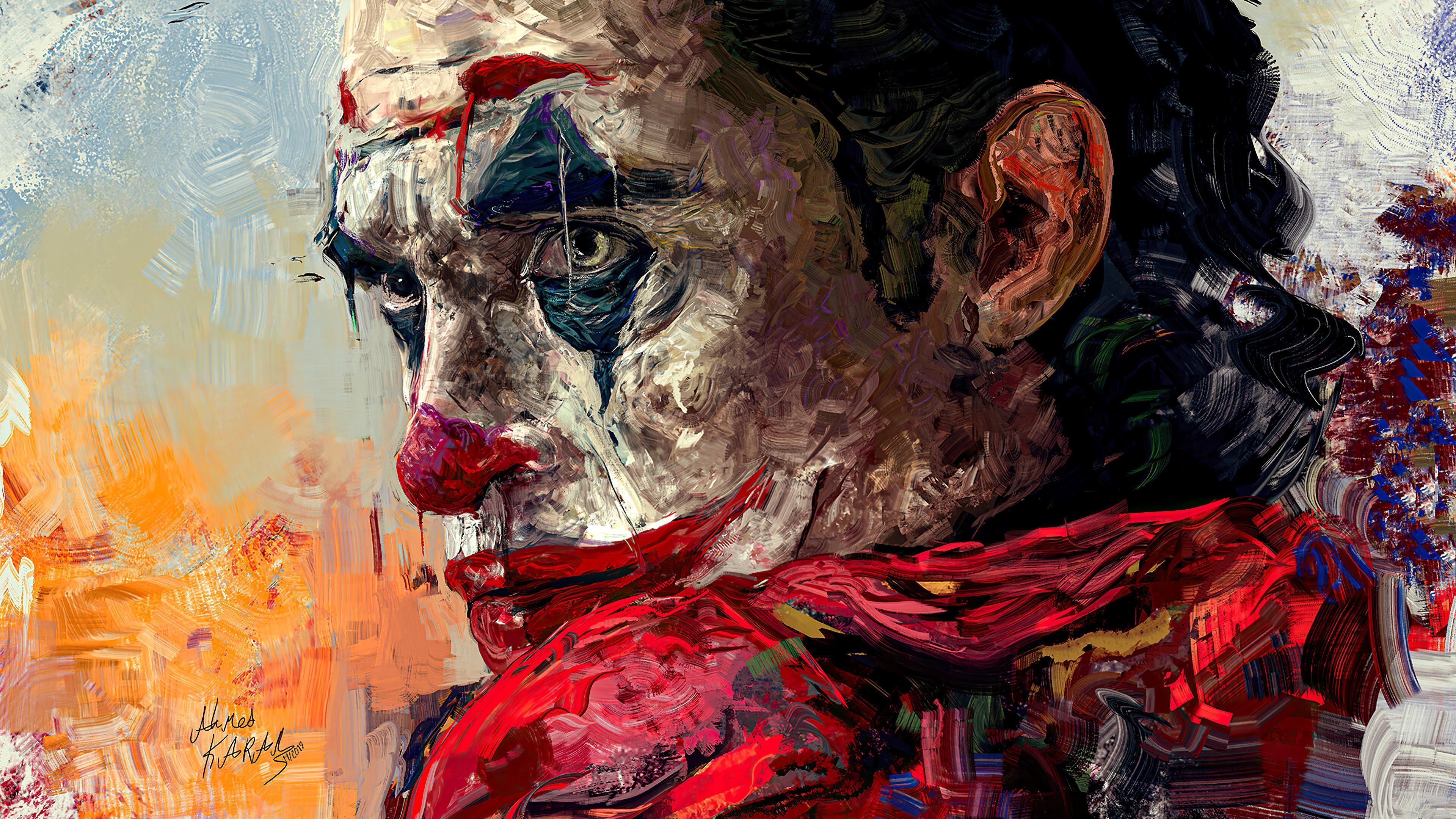 HD wallpaper, Joaquin Phoenix 4K, Movie, Art, Joker