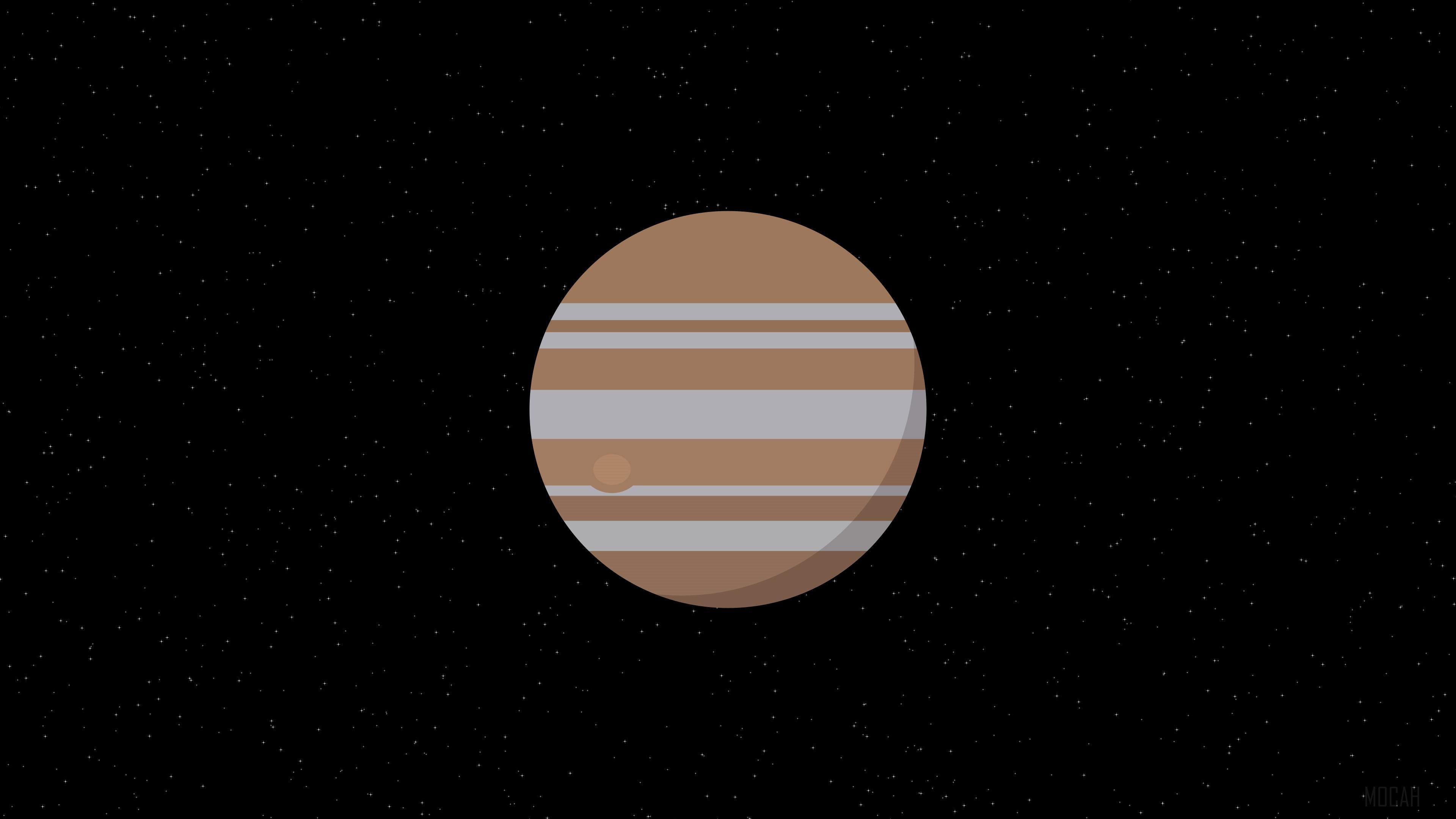 HD wallpaper, Jupiter Planet Minimalism 4K