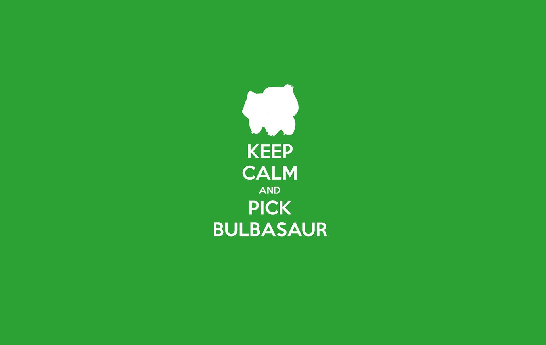 HD wallpaper, Pokemon, Bulbasaur, Calm, Keep, Green