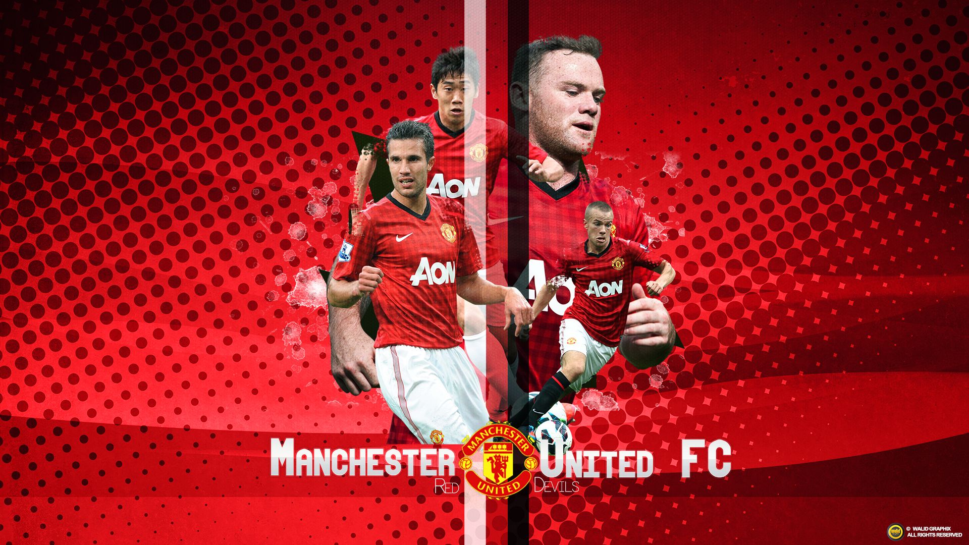 HD wallpaper, United, Manchester, Fc, Wallpaper, Hd
