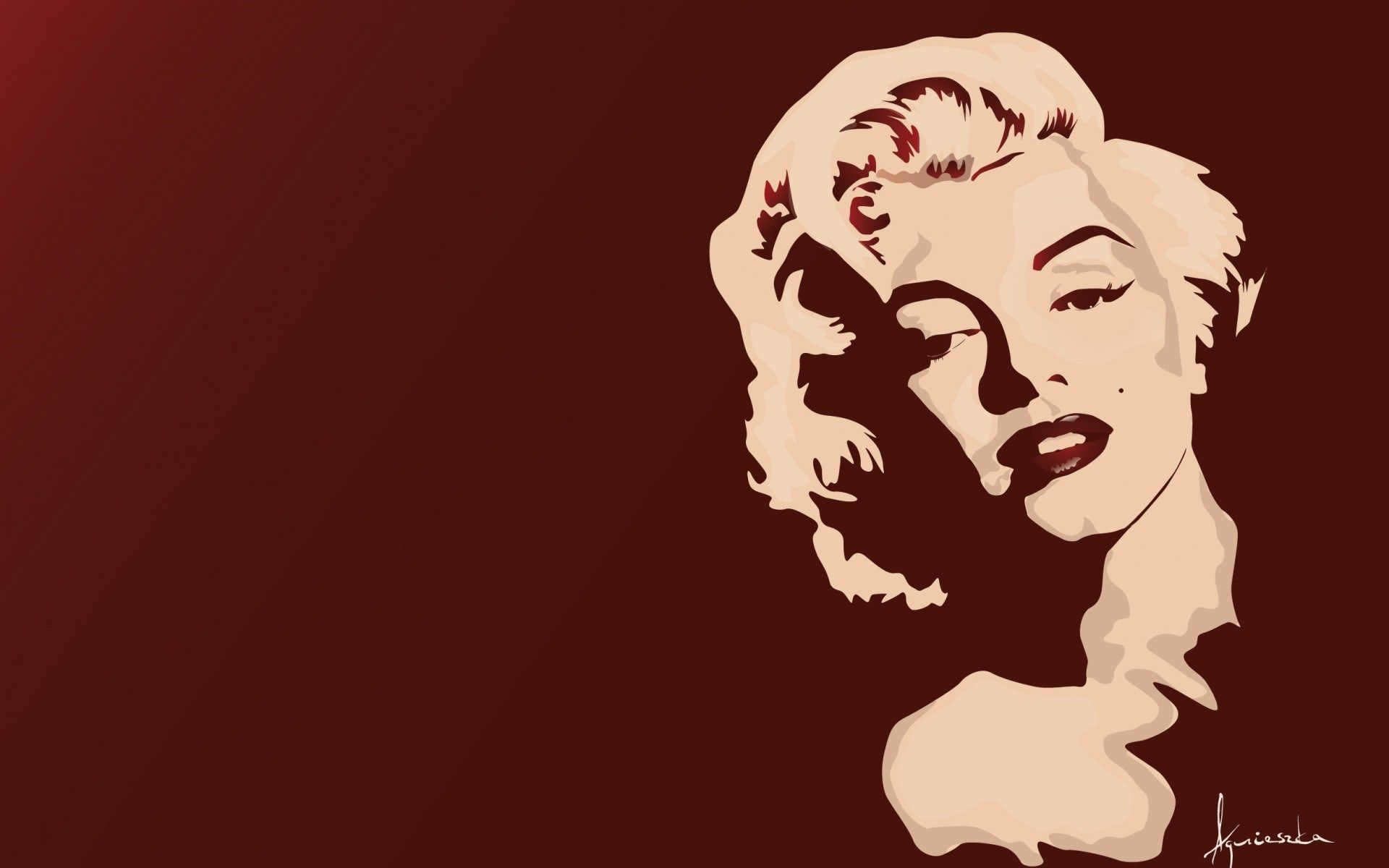 HD wallpaper, Art, Marilyn, Monroe, Portrait