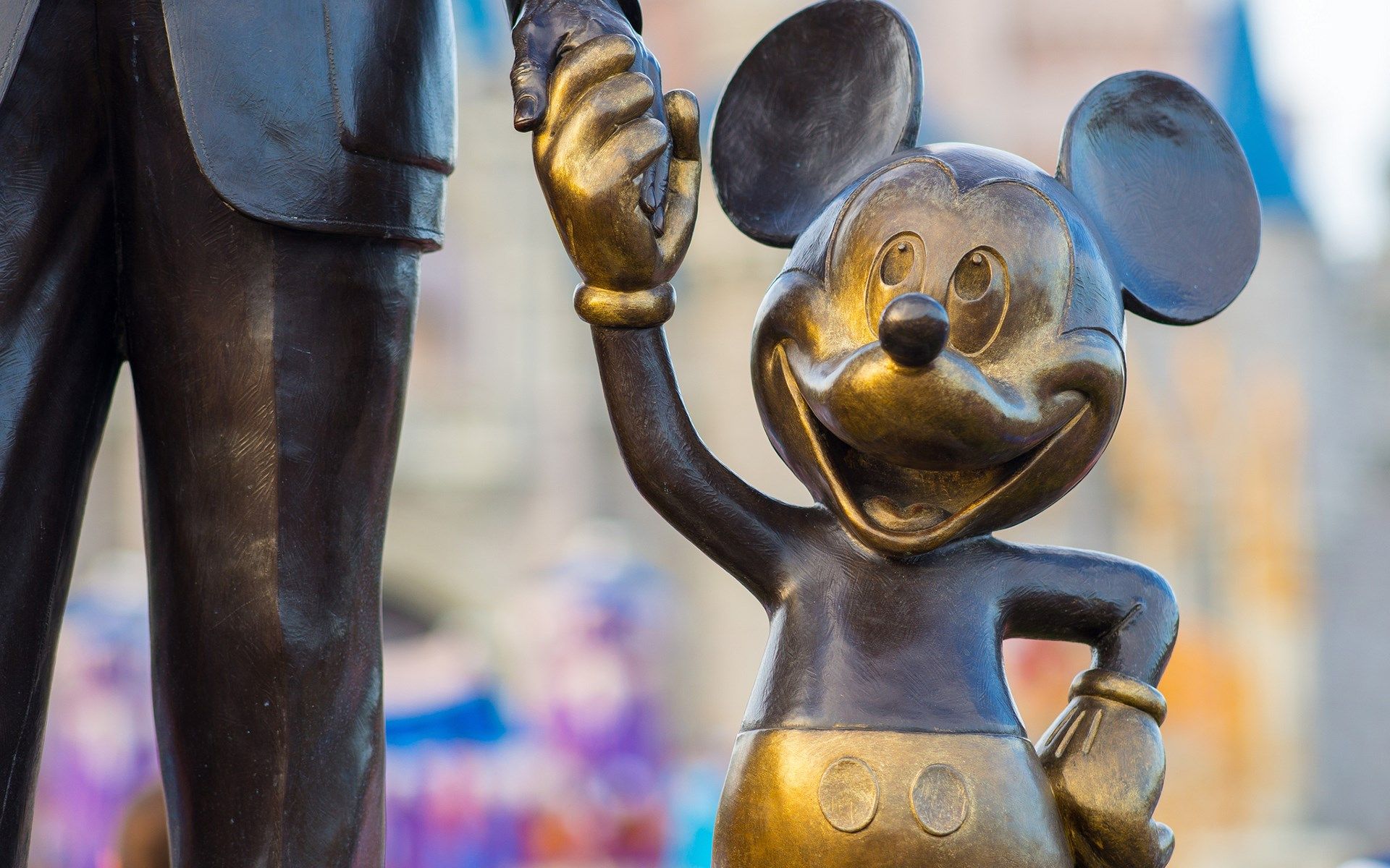 HD wallpaper, Mickey, Disney, Mouse, Statue