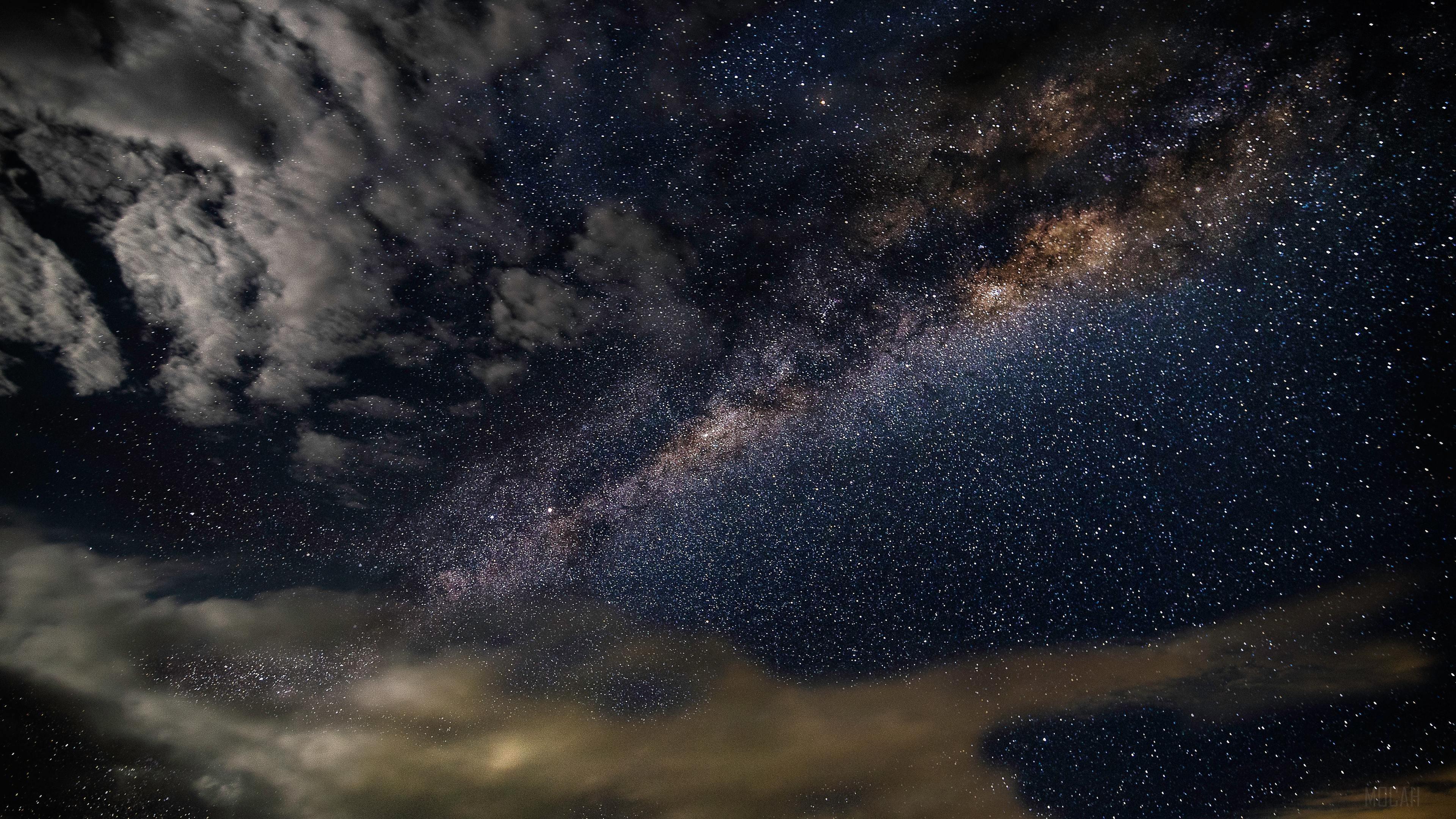 HD wallpaper, Milky Way Astronomy Constellations Storm Clouds Stars 4K