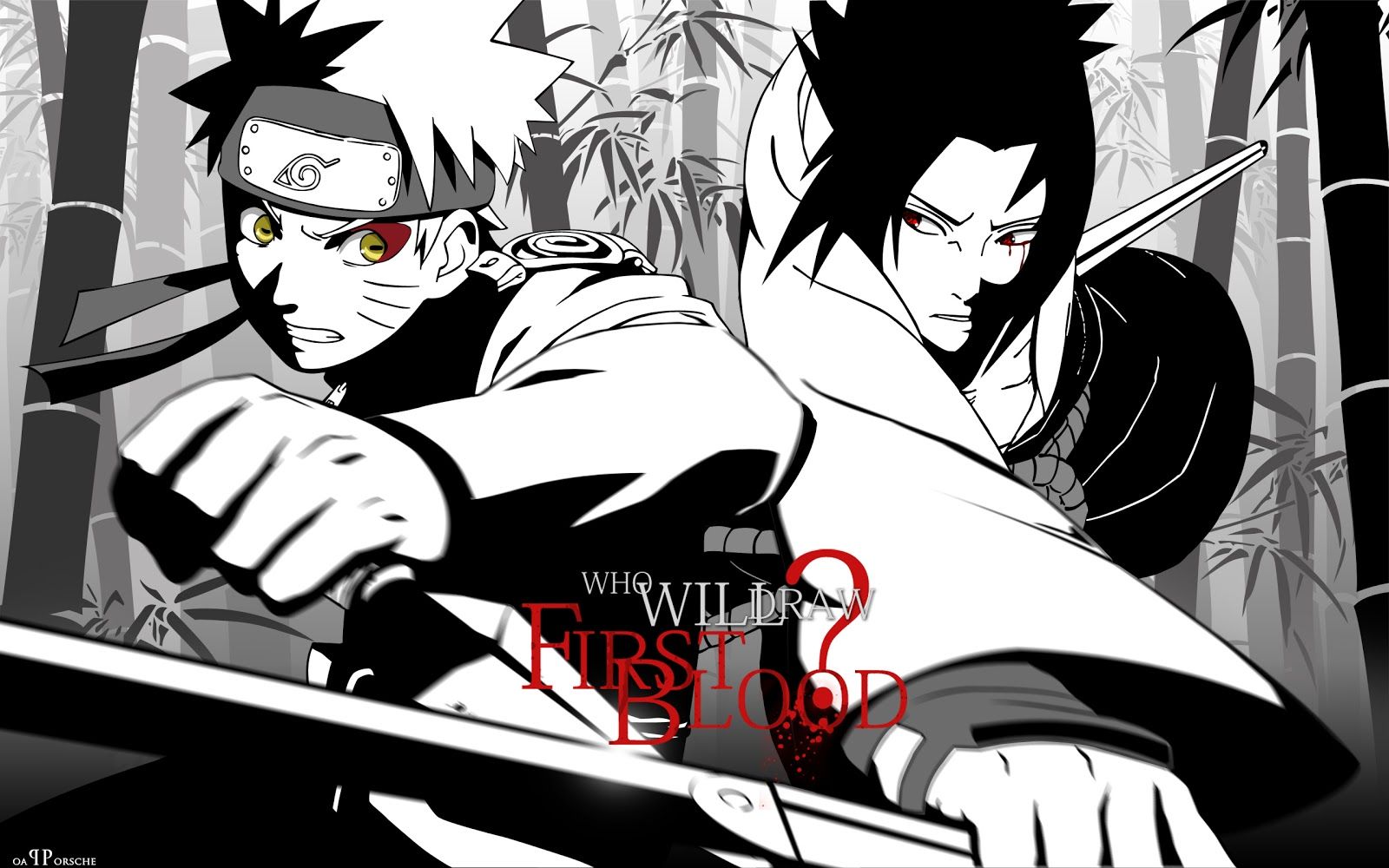 HD wallpaper, Sasuke, Vs, Naruto, Wallpaper