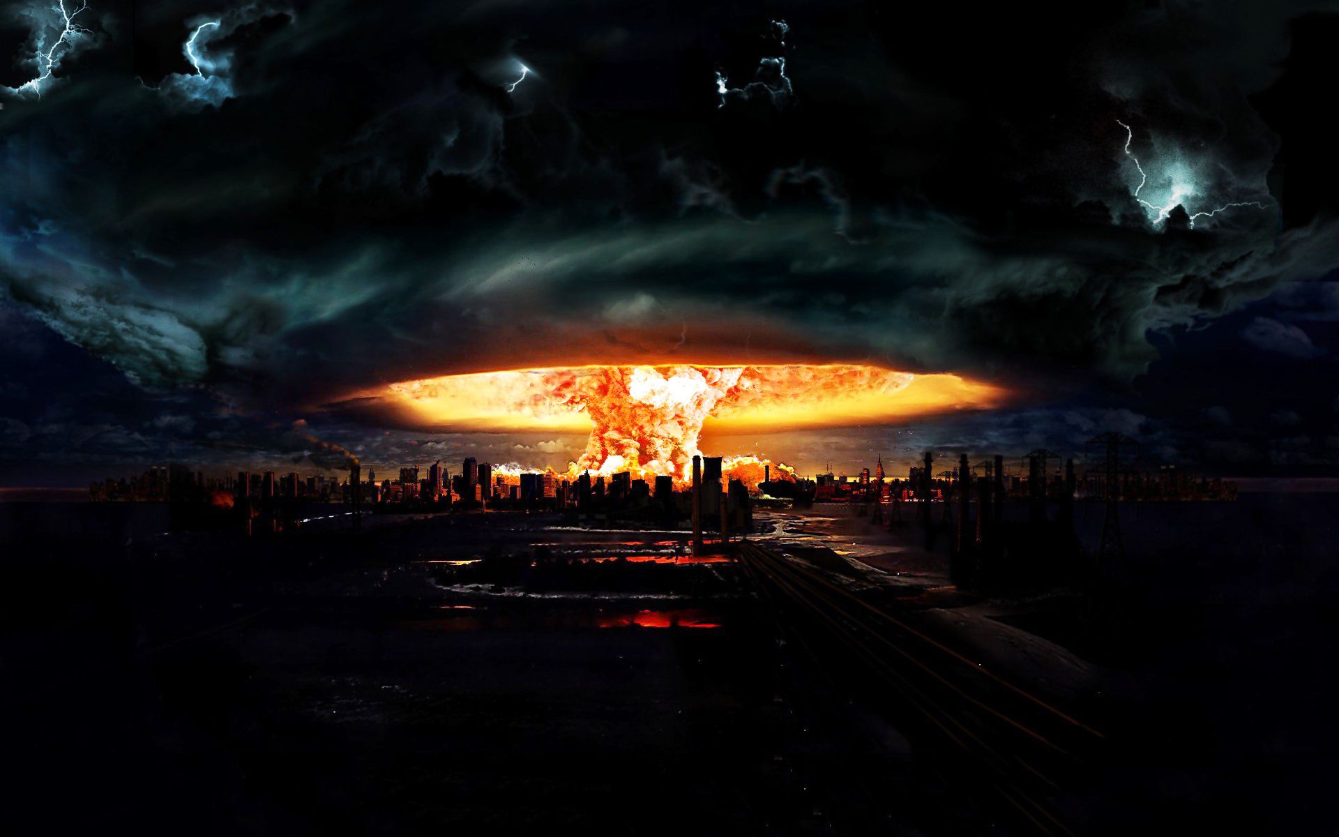 HD wallpaper, Nuclear, Explosion