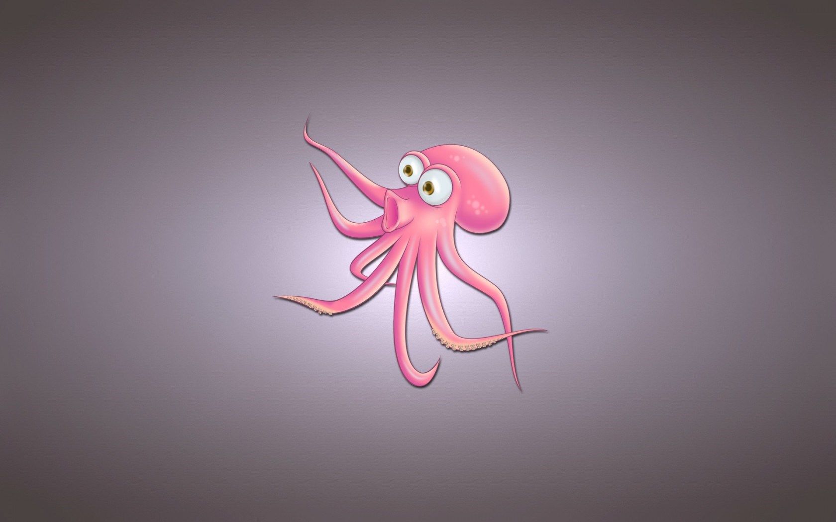 HD wallpaper, Pink, Octopus, Minimalist