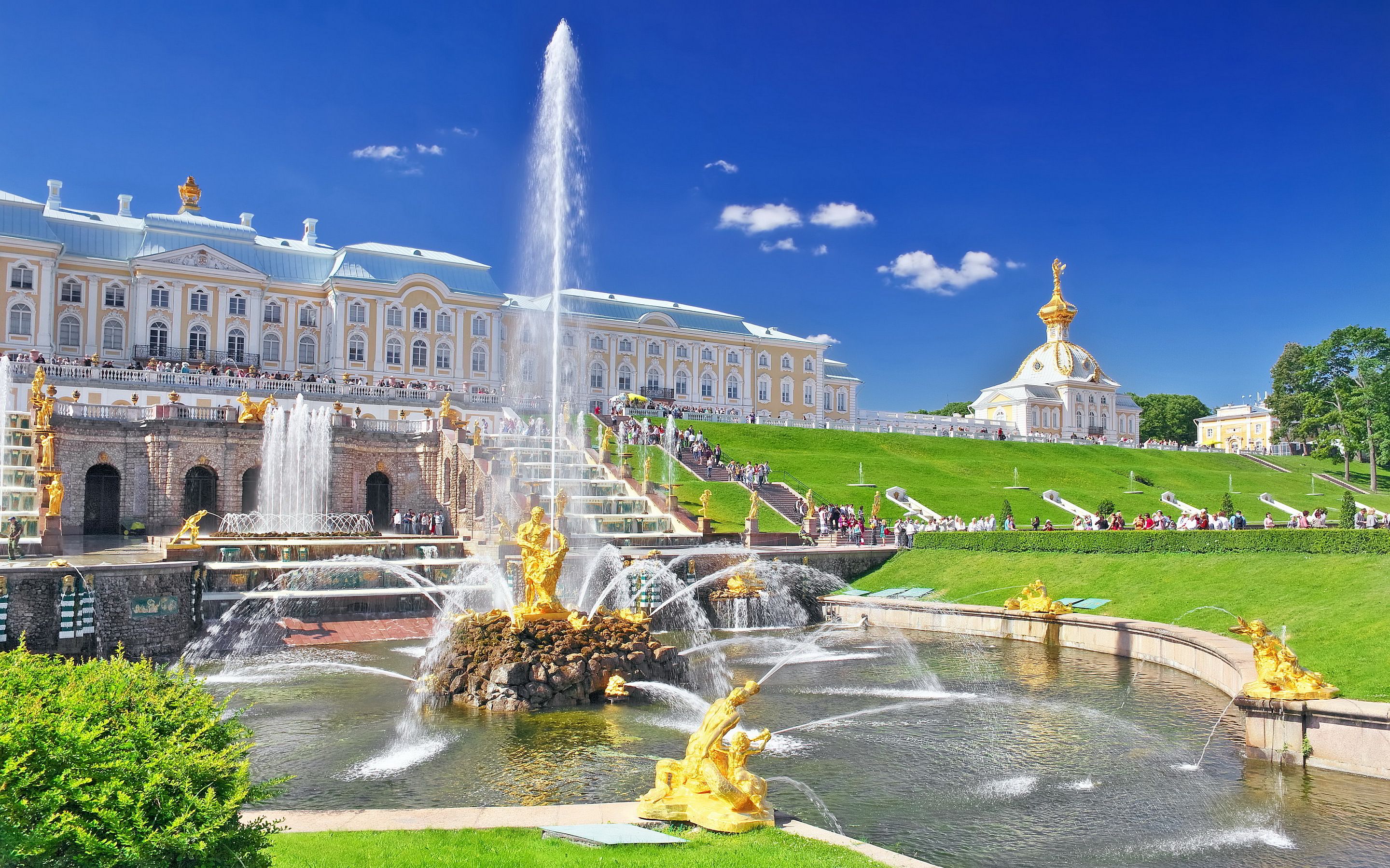 HD wallpaper, Palace, Russia, Peterhof