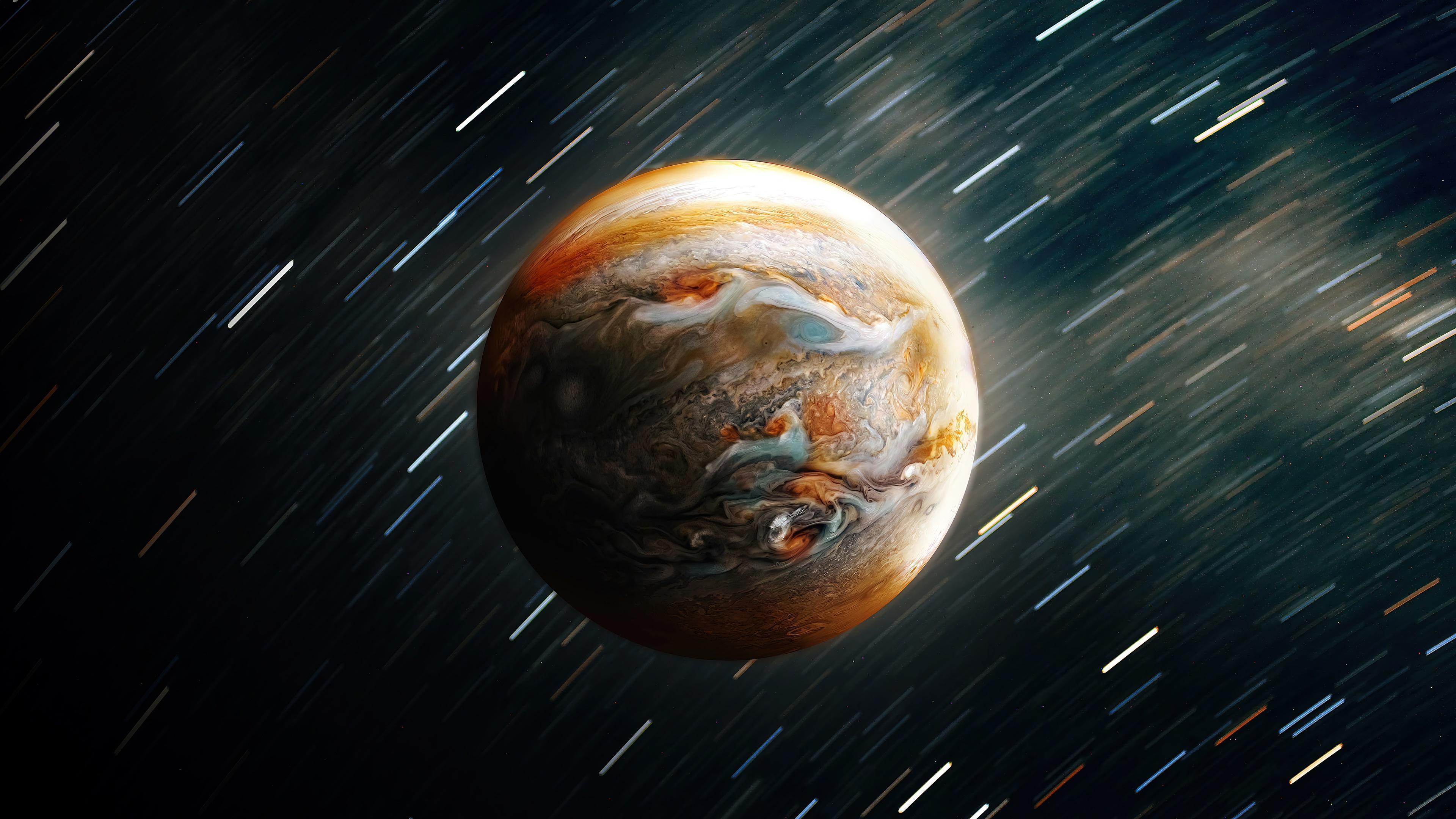 HD wallpaper, 4K, Jupiter, Planet, Space